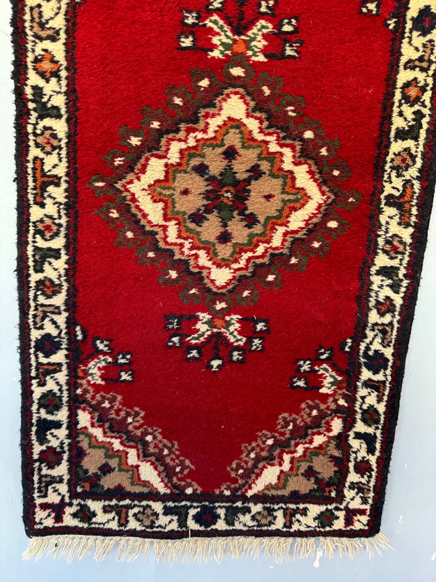 Handmade Indo Rug 120 x 62 cm | 3.94 x 2.03 ft