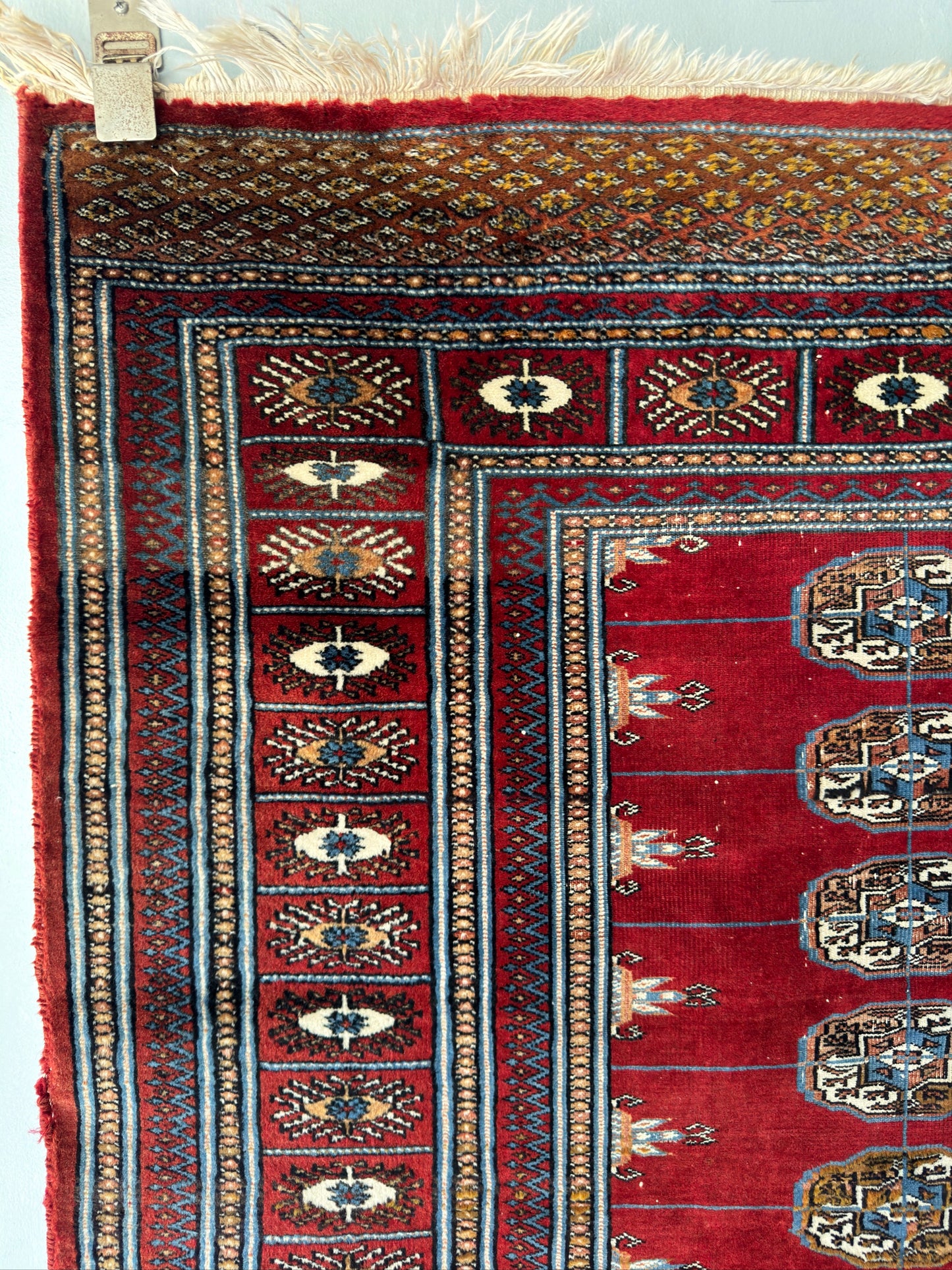 Handmade Bokhara Rug 3.3 x 3.3 ft