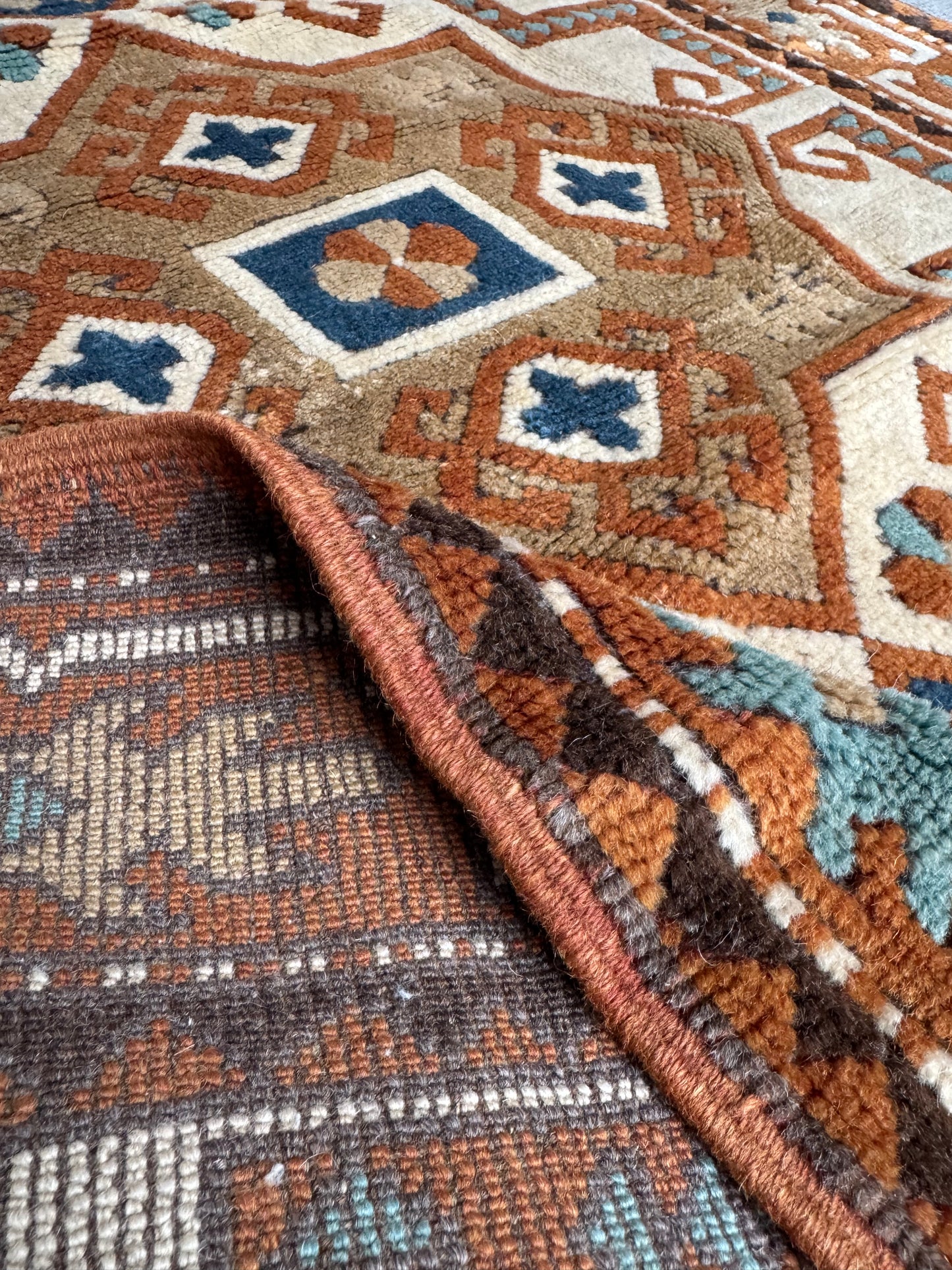 Handmade Kars Kazak Rug 186 x 112 cm | 6.1 x 3.67 ft