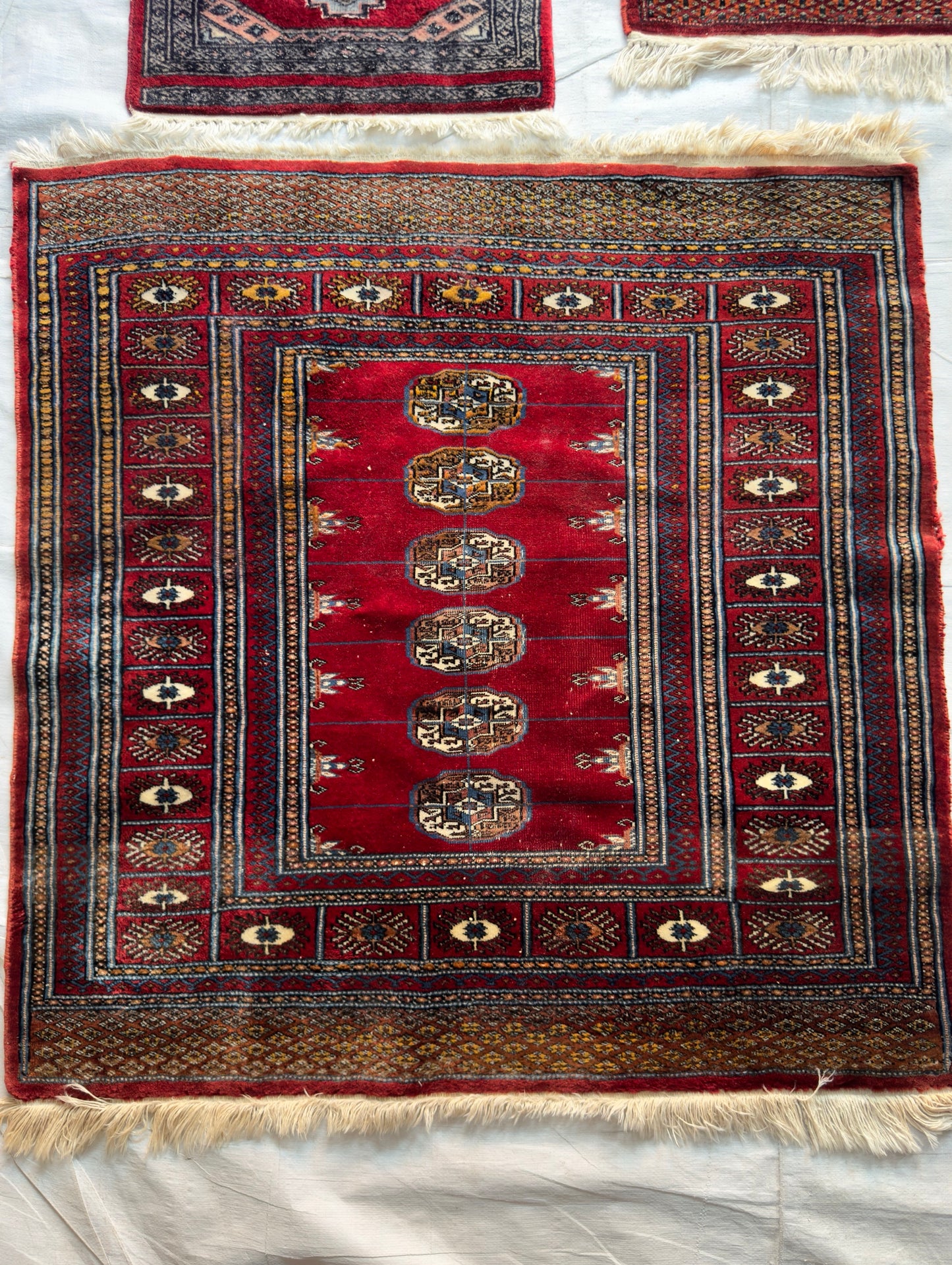 Handmade Bokhara Rug 3.3 x 3.3 ft