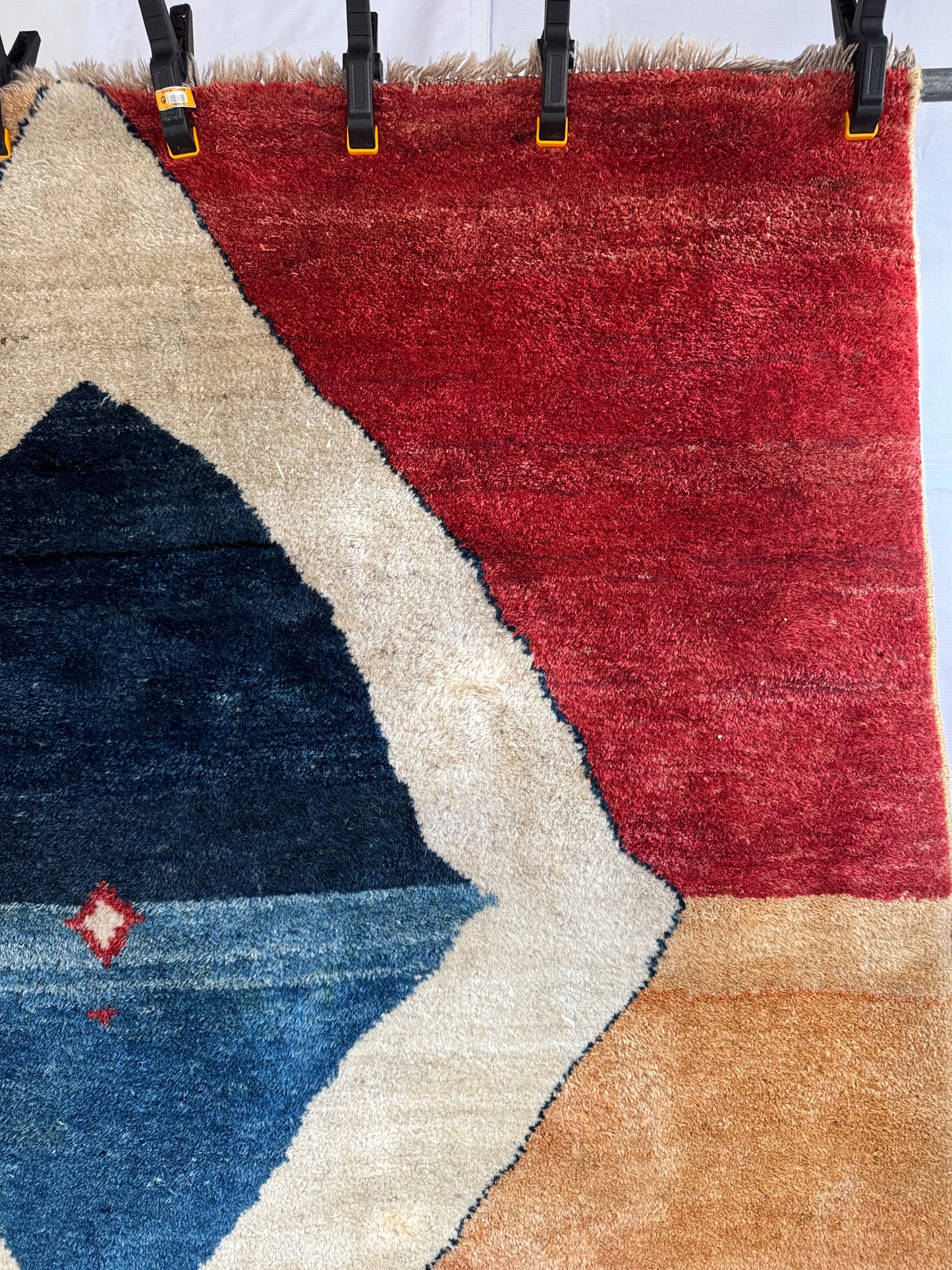 Handmade Persian Gabbeh Rug 155 x 140 cm | 5.09 x 4.59 ft