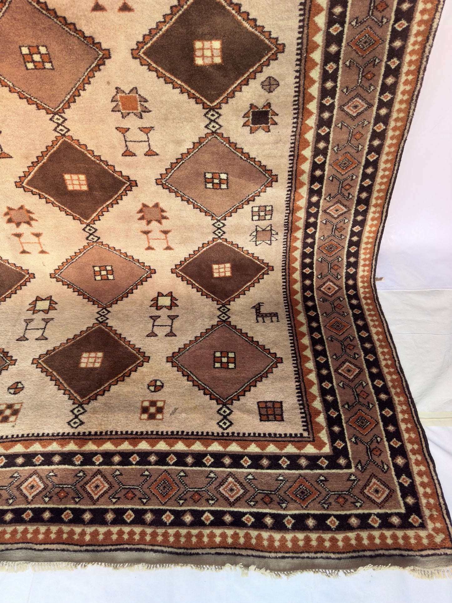Handmade Oriental Rug 9.9 x 6.6 ft