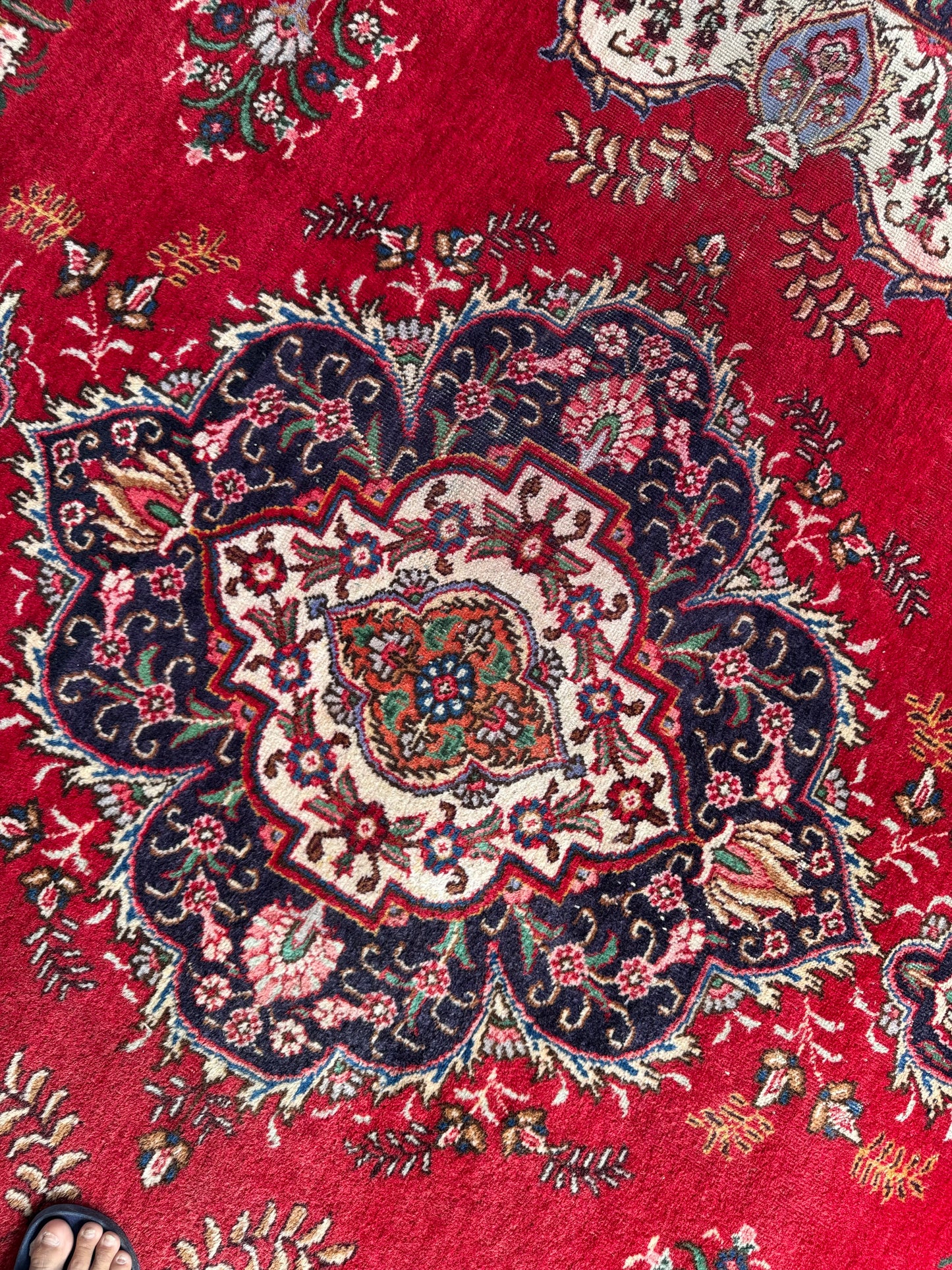 📌 RESERVED Handmade Persian Sarouk Rug
345 x 260 cm | 11.3 x 8.5 ft