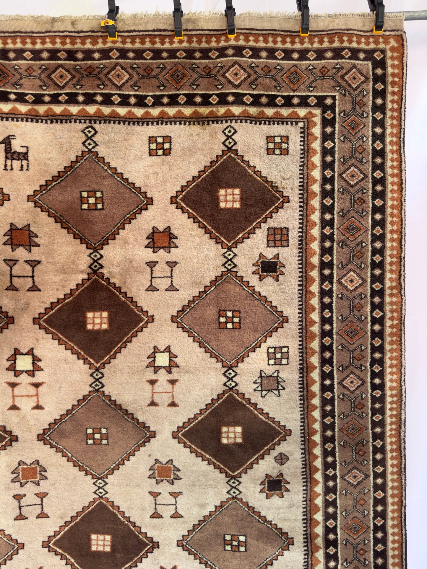 Handmade Oriental Rug 9.9 x 6.6 ft