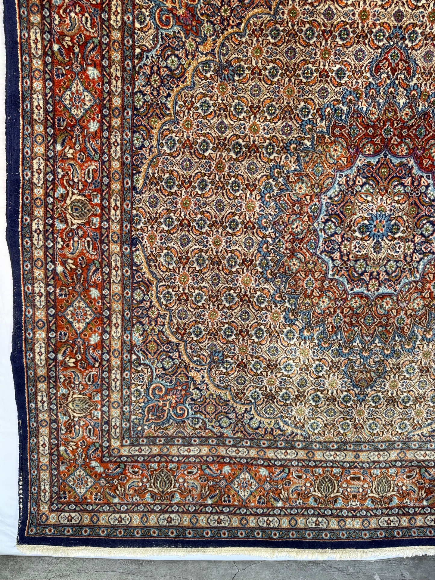 Handmade Persian Muod Rug 200 x 200 cm | 6.56 x 6.56 ft