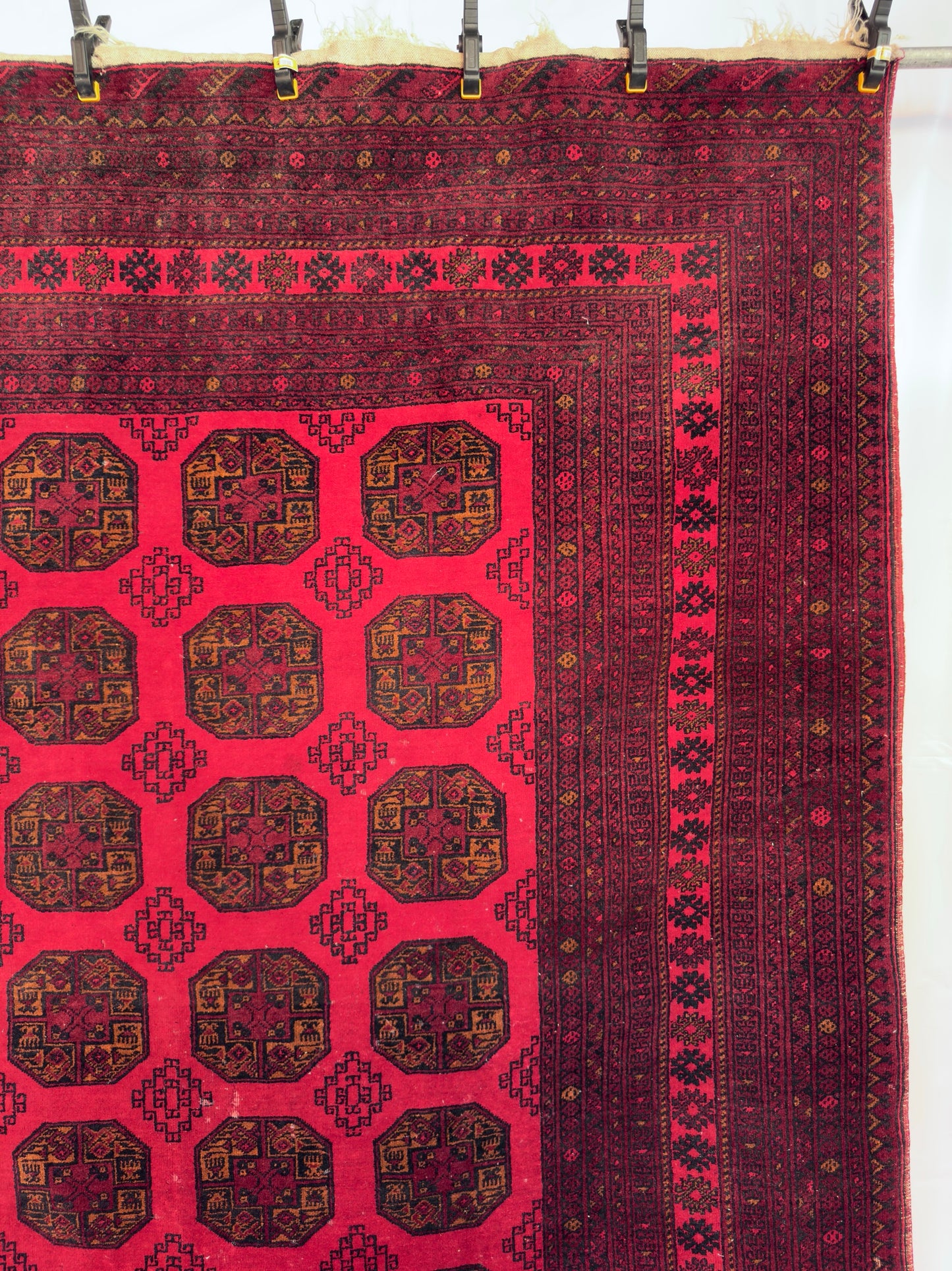 Handmade Ersari Rug 9.74 x 6.73 ft