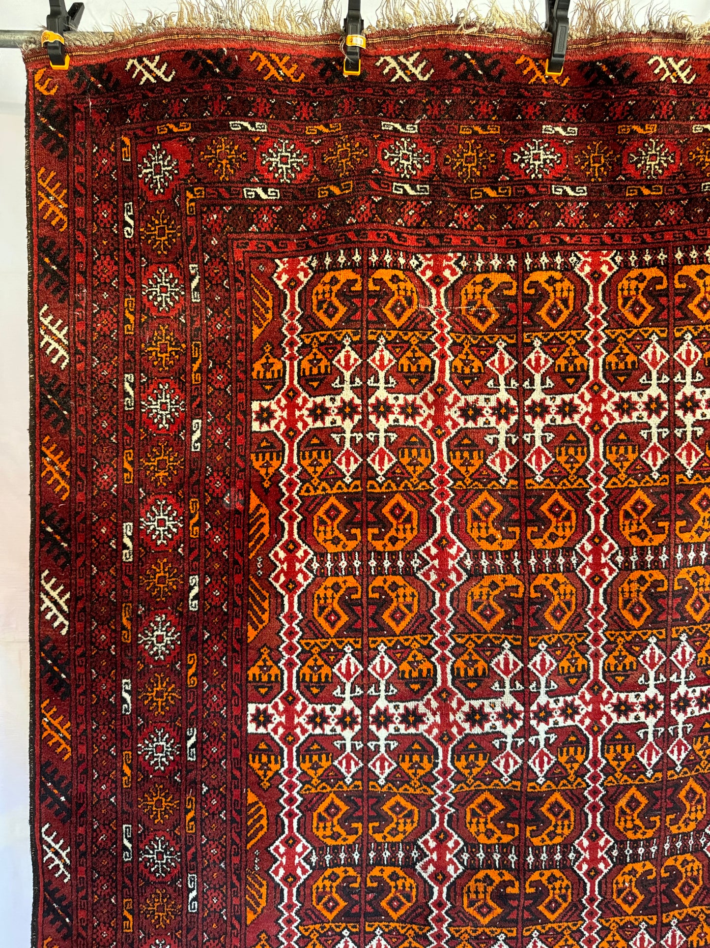 Handmade Ersari Kunduz 218 x 165 cm | 7.15 x 5.41 ft