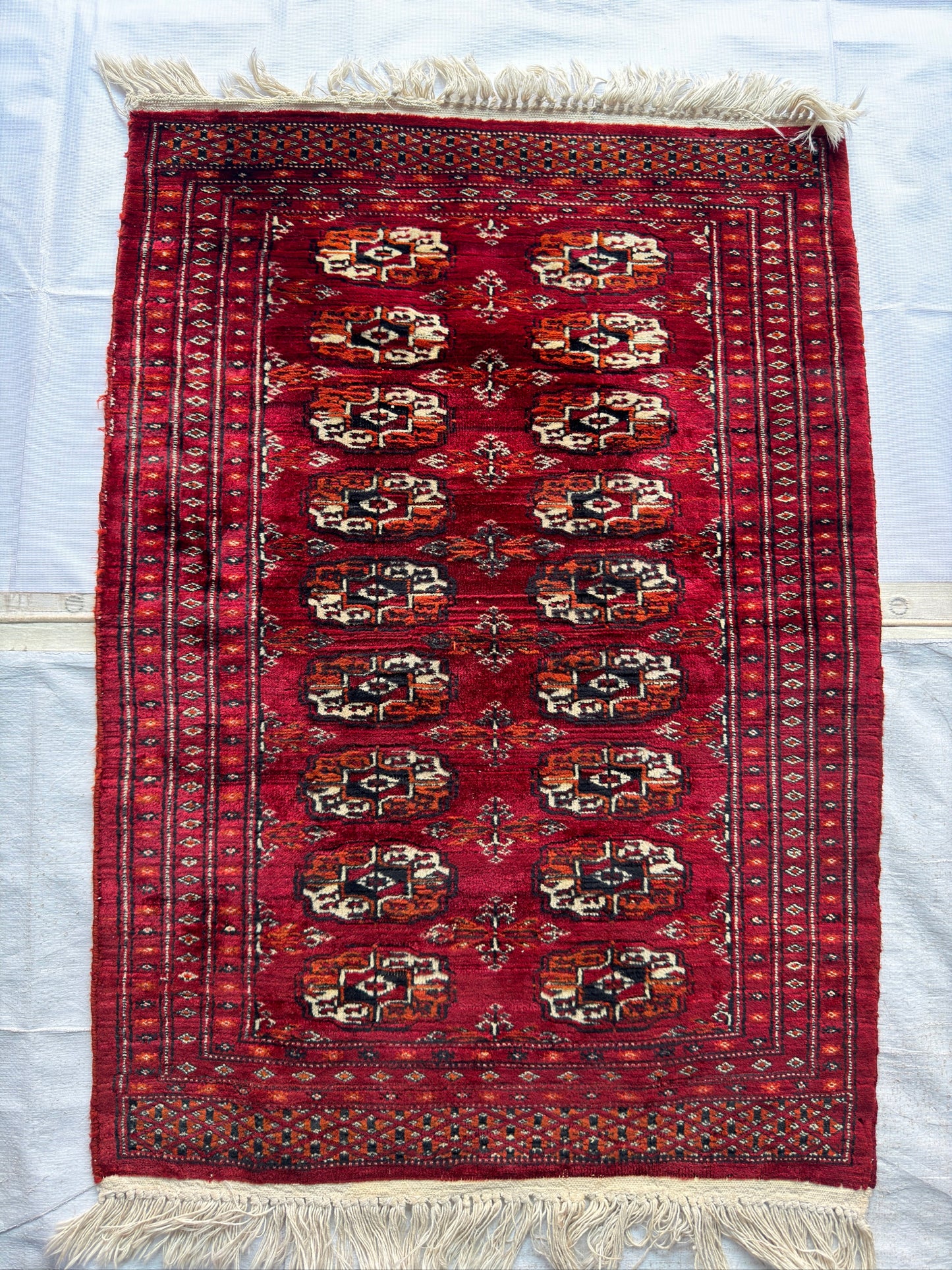 Handmade Bokhara Rug 3 x 2 ft