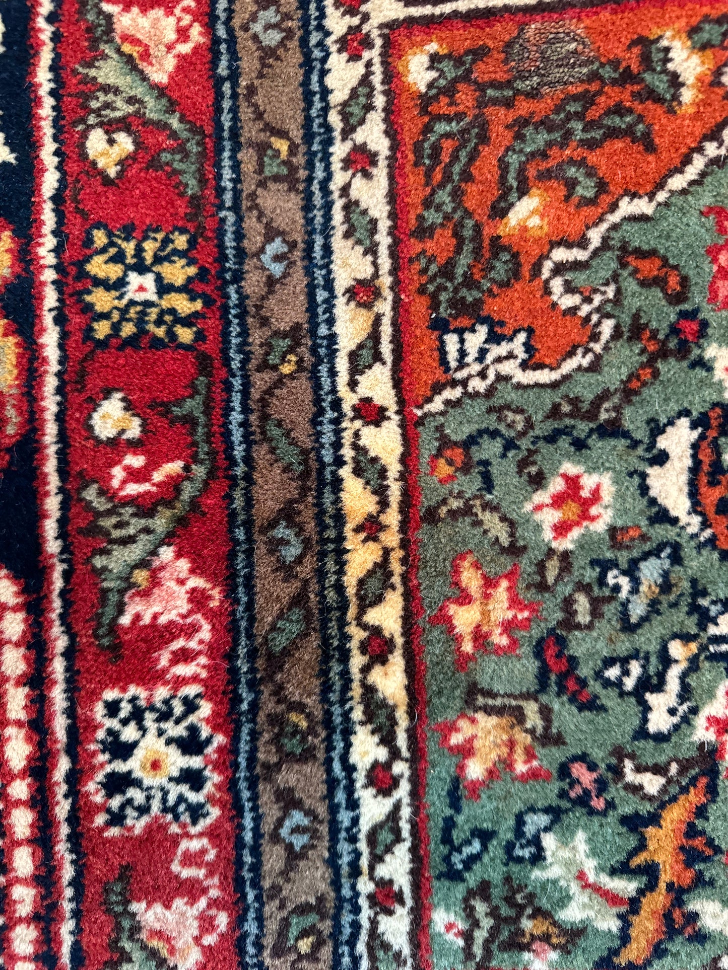 RESERVED ⚡️Handmade Romainian Rug 300 x 253 cm | 9.84 x 8.3 ft