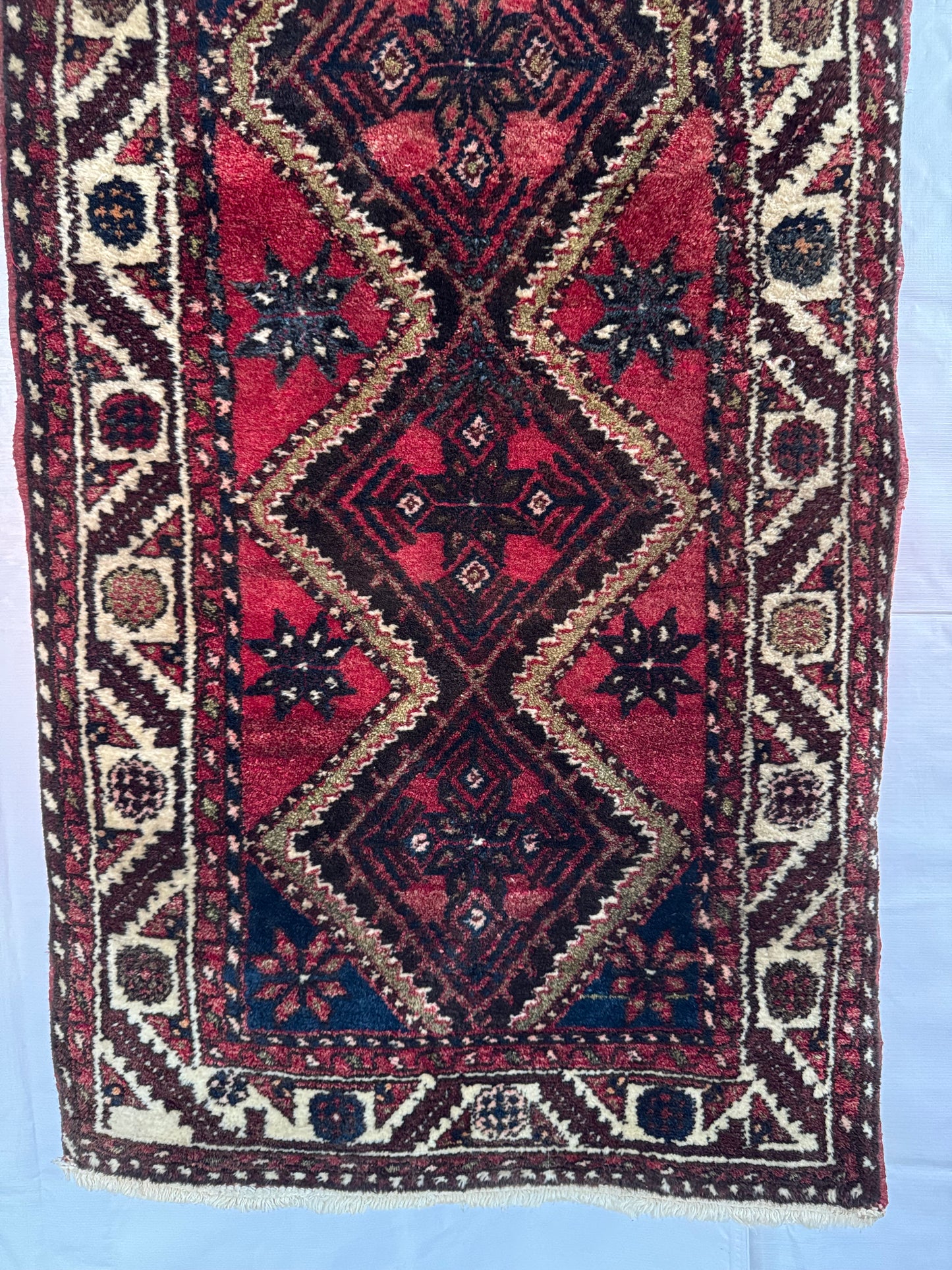 Handmade Persian Hamadan 160 x 87 cm | 5.25 x 2.85 ft