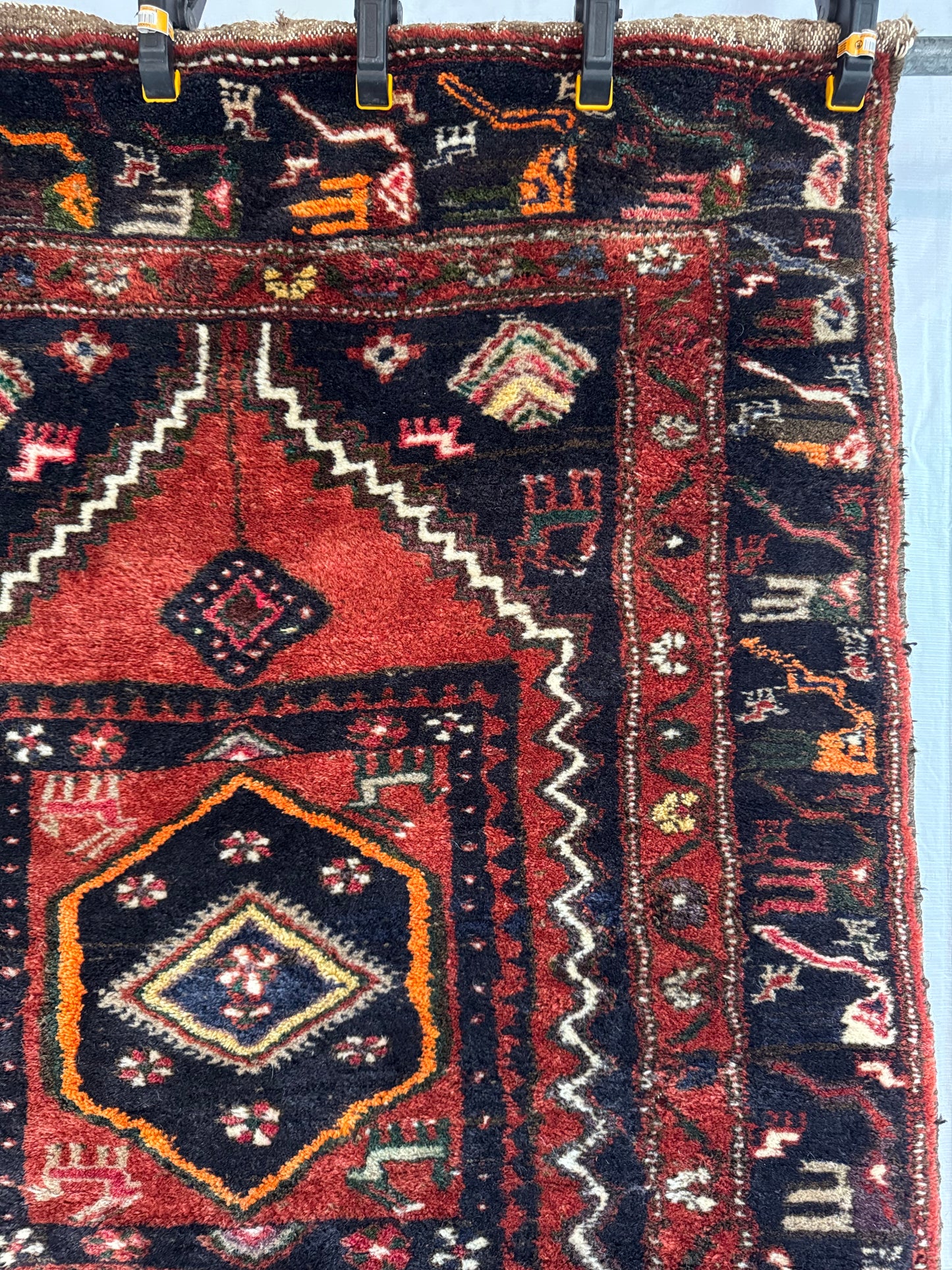 Handmade Persian Hamadan Rug 150 x 95 cm | 4.92 x 3.12 ft
