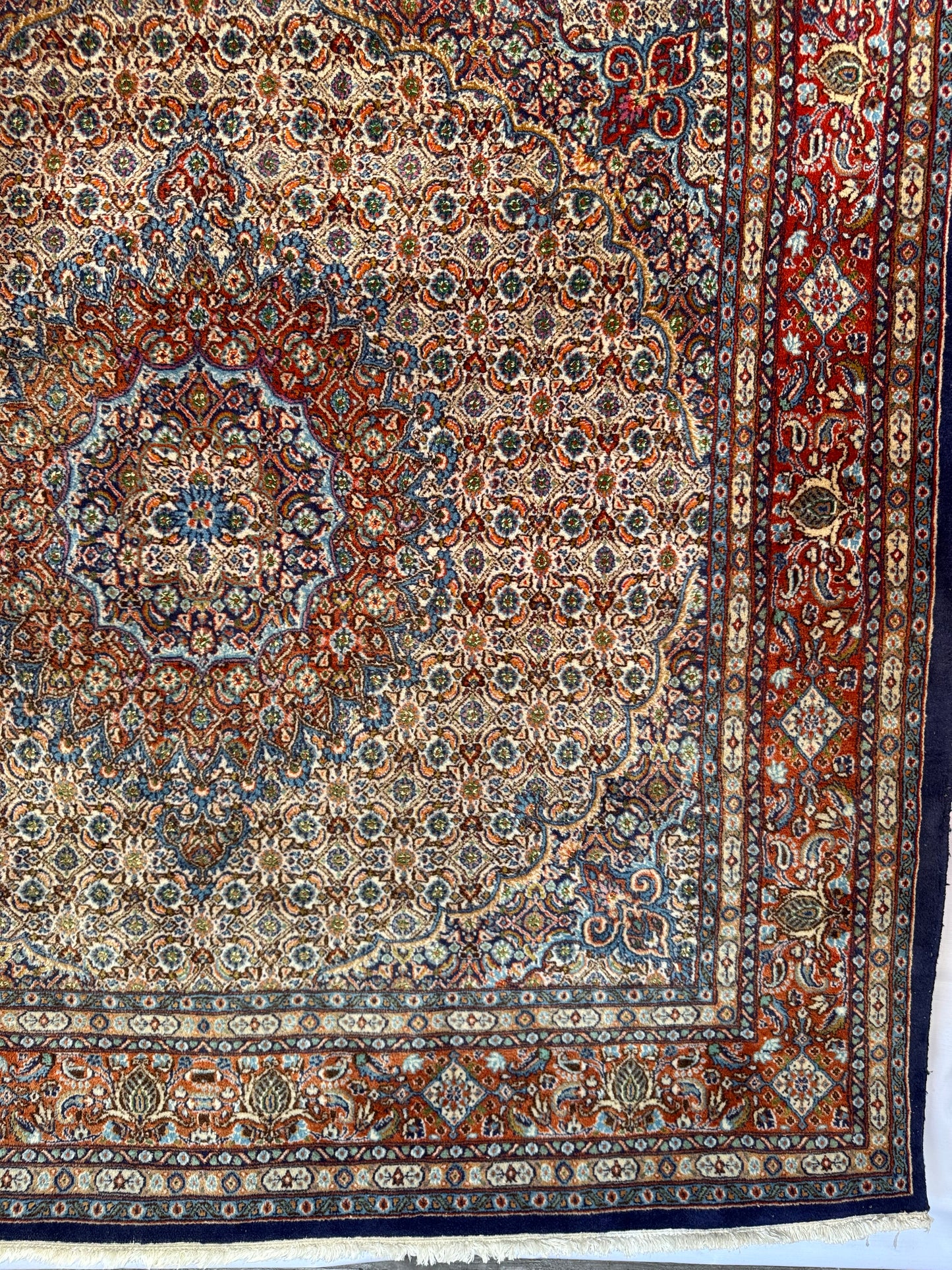 Handmade Persian Muod Rug 200 x 200 cm | 6.56 x 6.56 ft