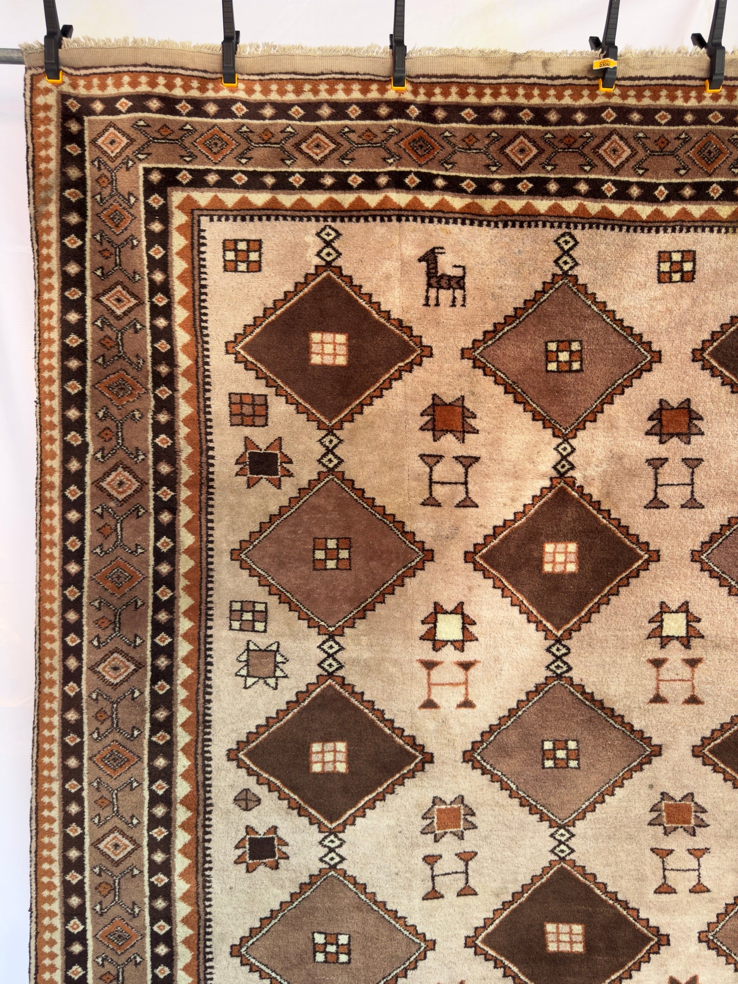 Handmade Oriental Rug 9.9 x 6.6 ft