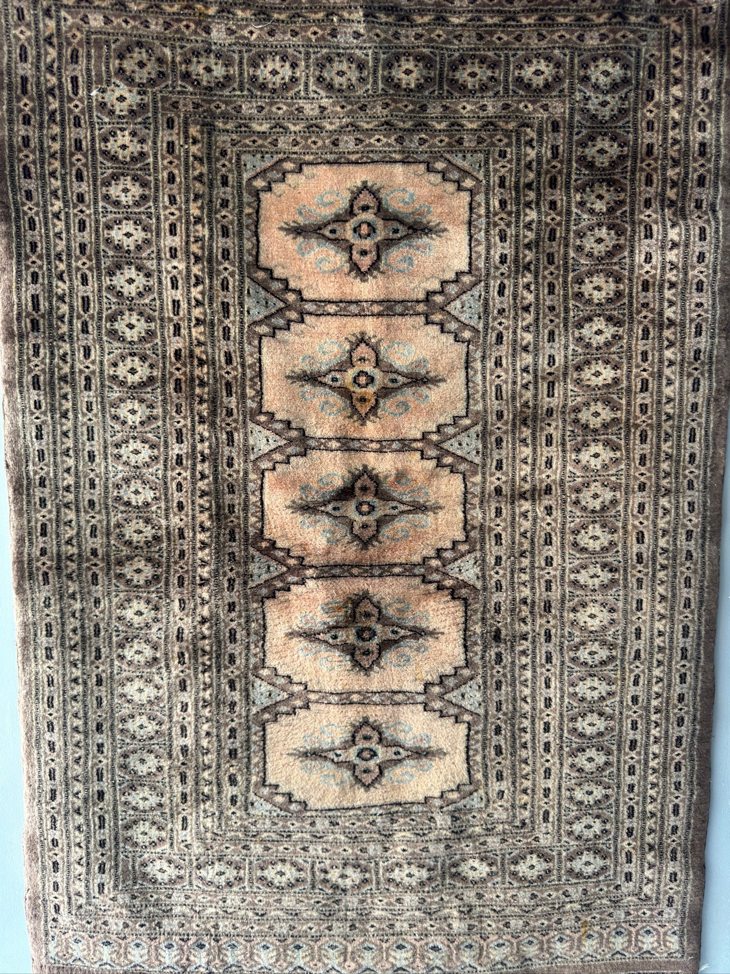 Handmade Bokhara Rug 5 x 3.2 ft