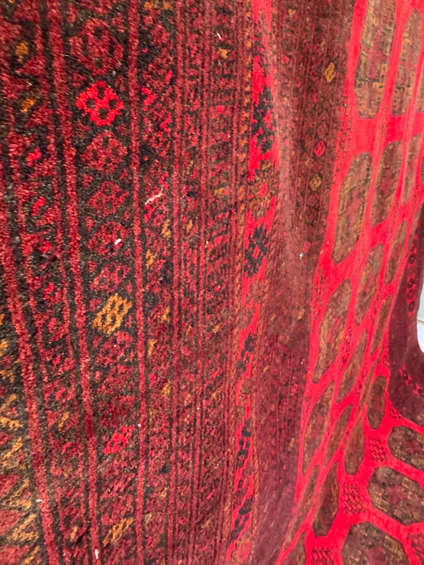 Handmade Ersari Rug 9.74 x 6.73 ft