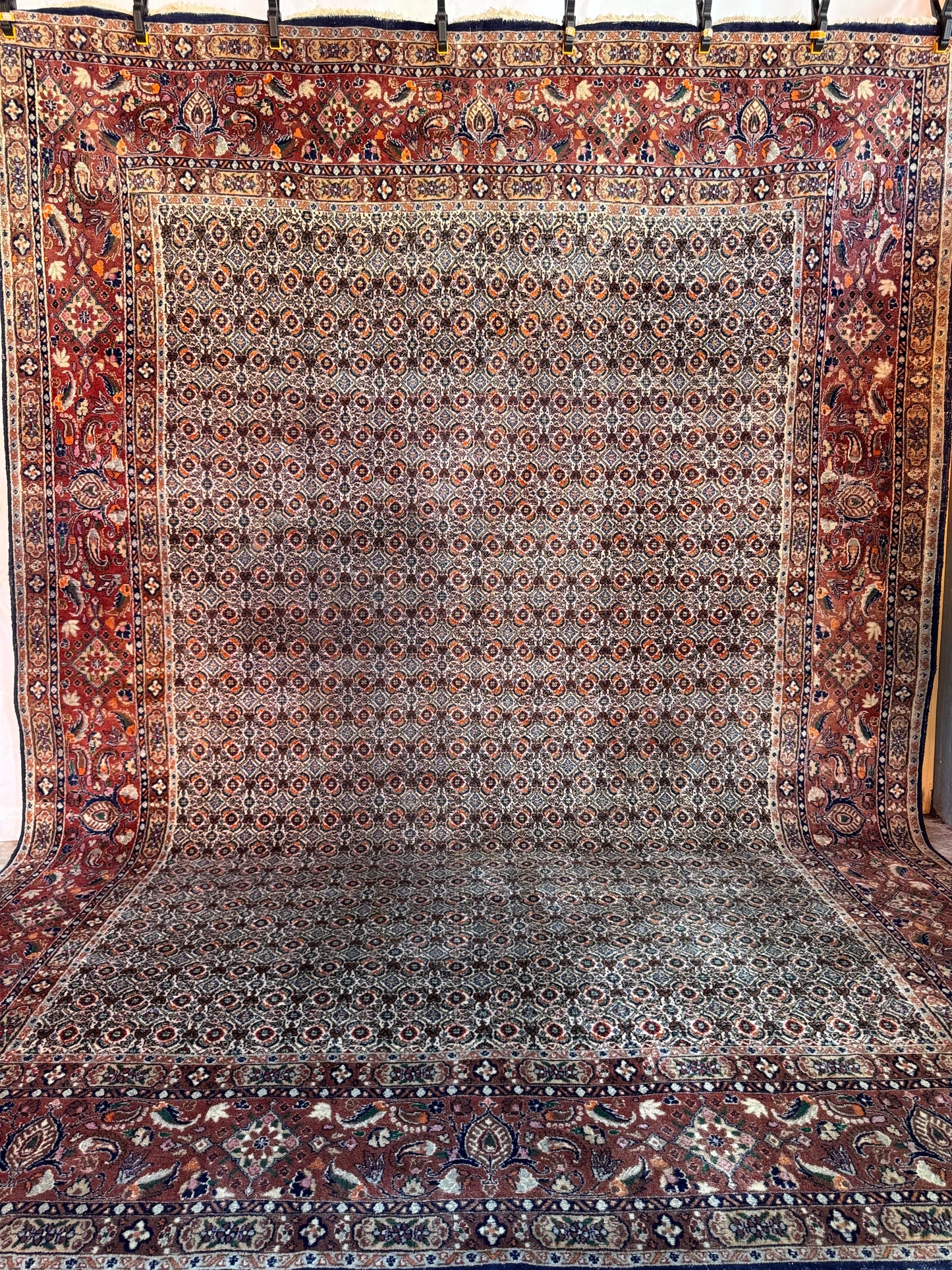 RESERVED šHandmade Persian Moud Rug 355 x 255 cm | 11.6 x 8.3 ft