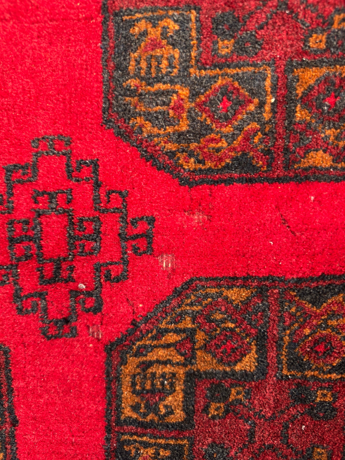 Handmade Ersari Rug 9.74 x 6.73 ft