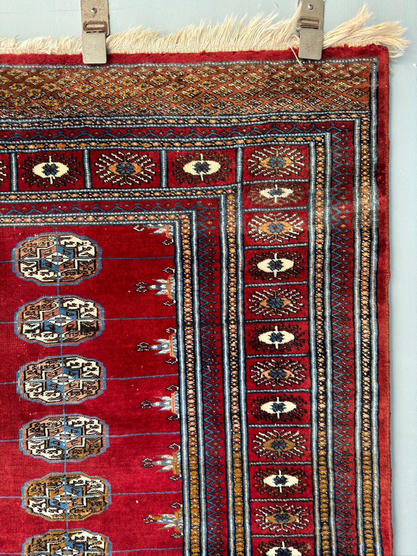 Handmade Bokhara Rug 3.3 x 3.3 ft