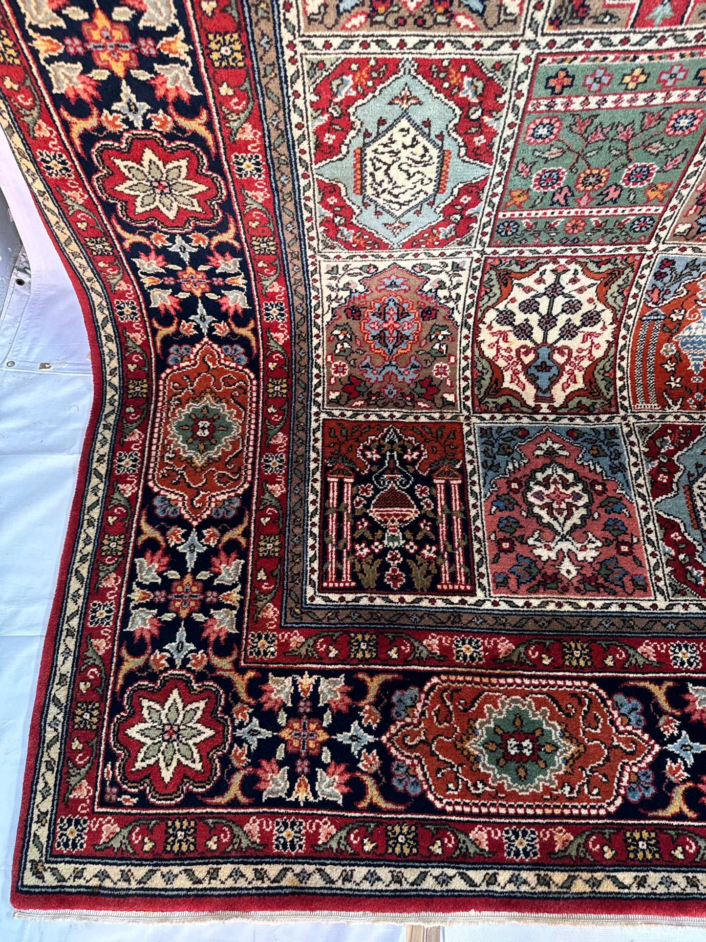 RESERVED ⚡️Handmade Romainian Rug 300 x 253 cm | 9.84 x 8.3 ft