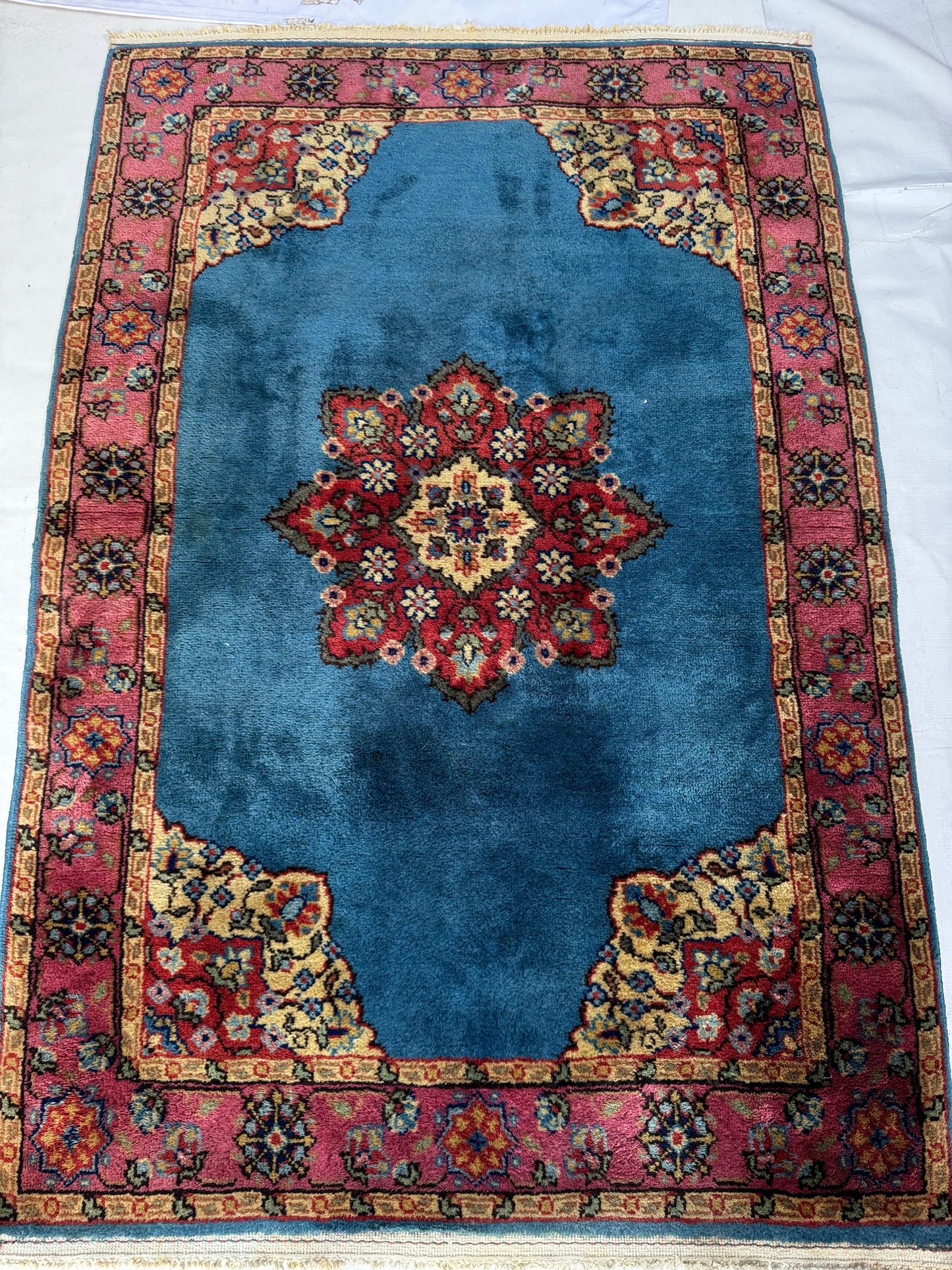 Handmade Romainian Rug 153 x 100 cm | 5.02 x 3.28 ft