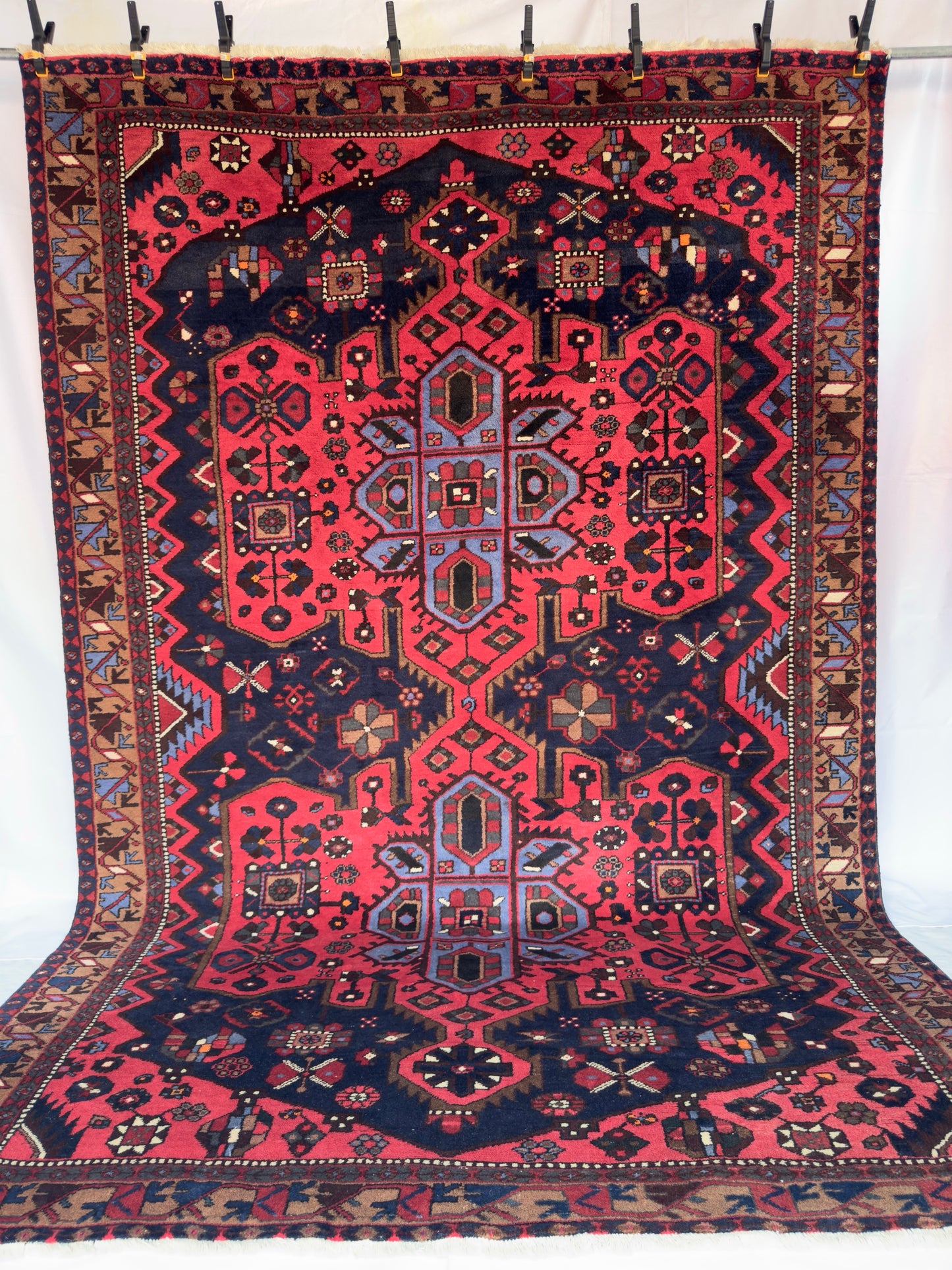 Handmade Persian Koliai Rug 10.2 x 6.9 ft