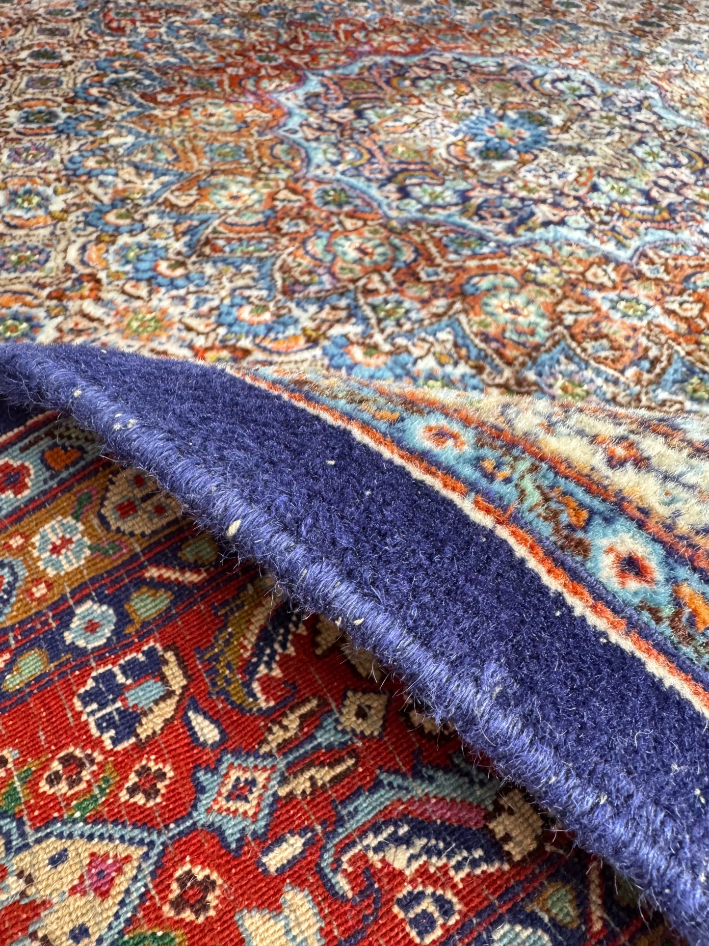 Handmade Persian Muod Rug 200 x 200 cm | 6.56 x 6.56 ft