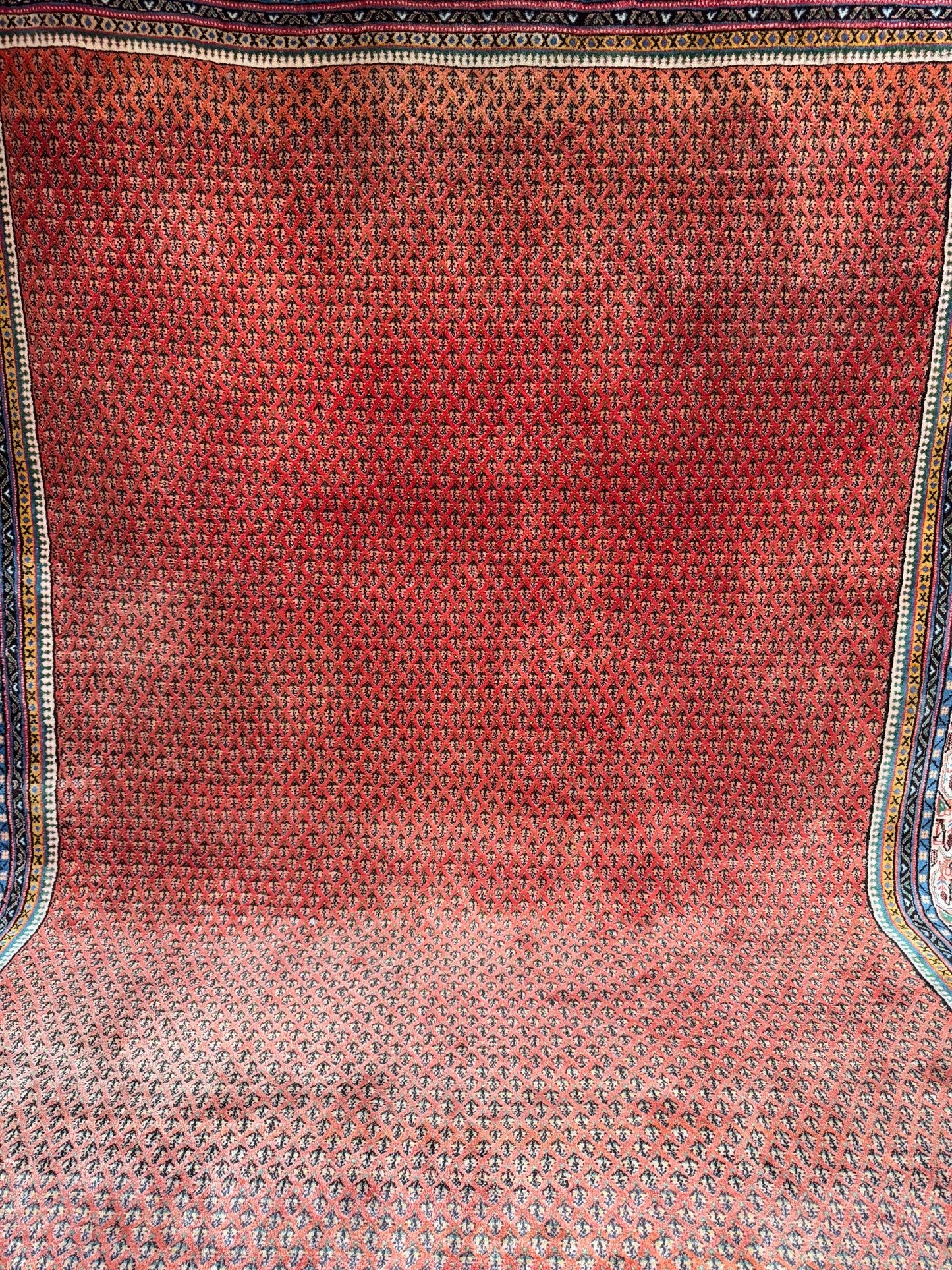 Handmade Persian Sarouk Mir 380 x 265 cm | 12.47 x 8.69 ft