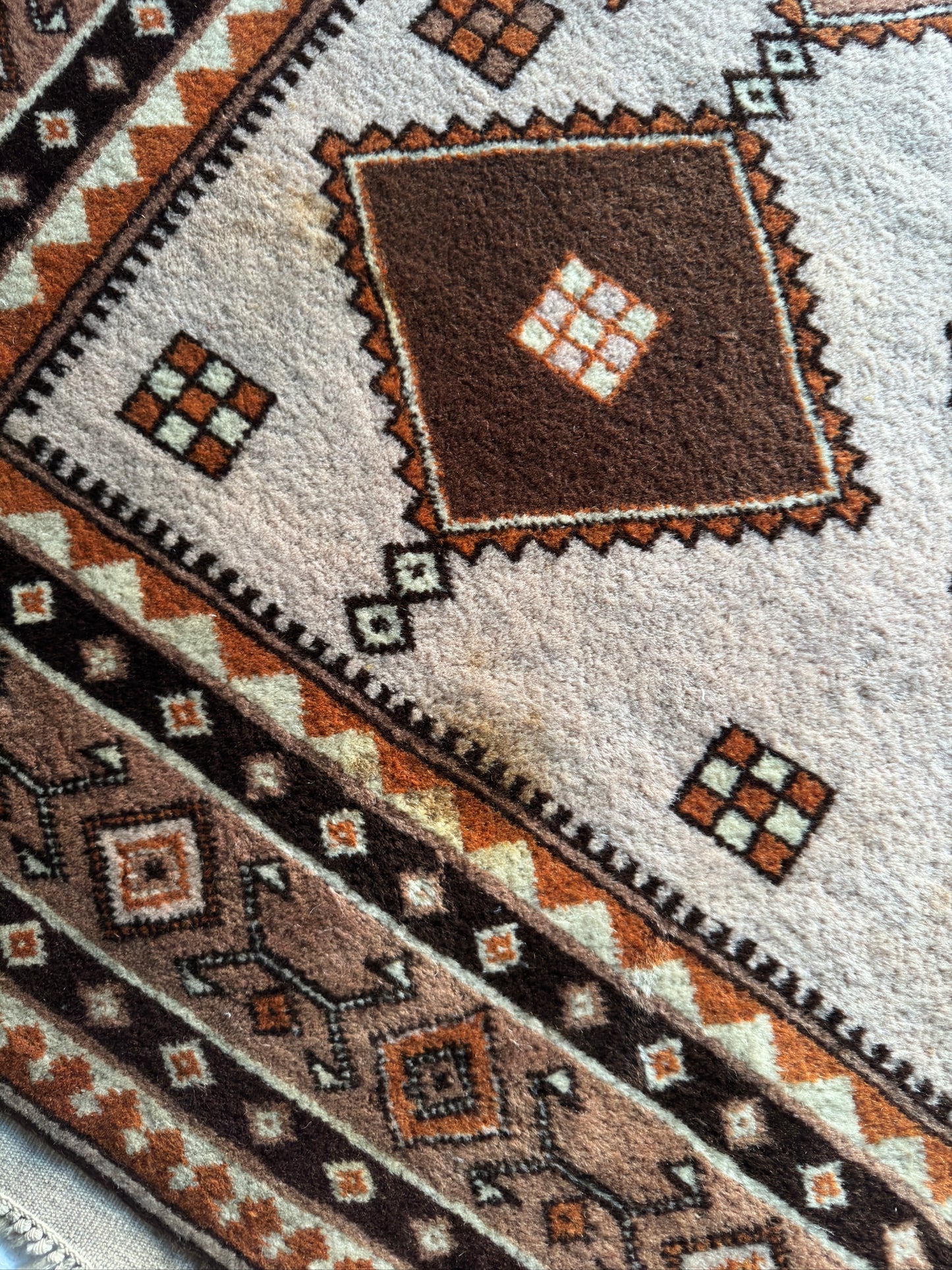 Handmade Oriental Rug 9.9 x 6.6 ft