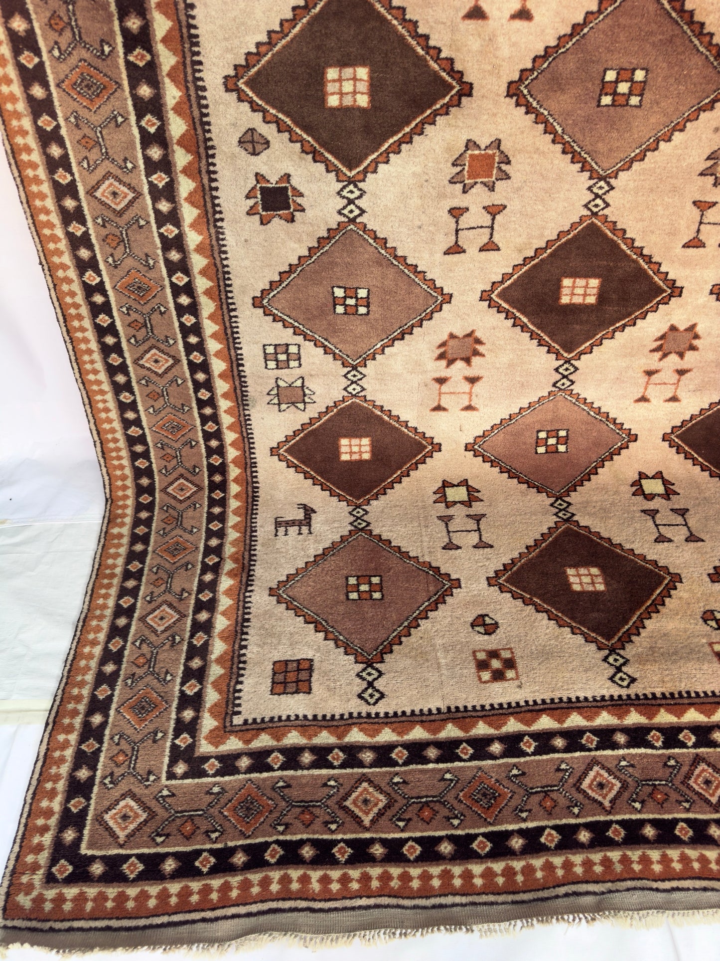Handmade Oriental Rug 9.9 x 6.6 ft