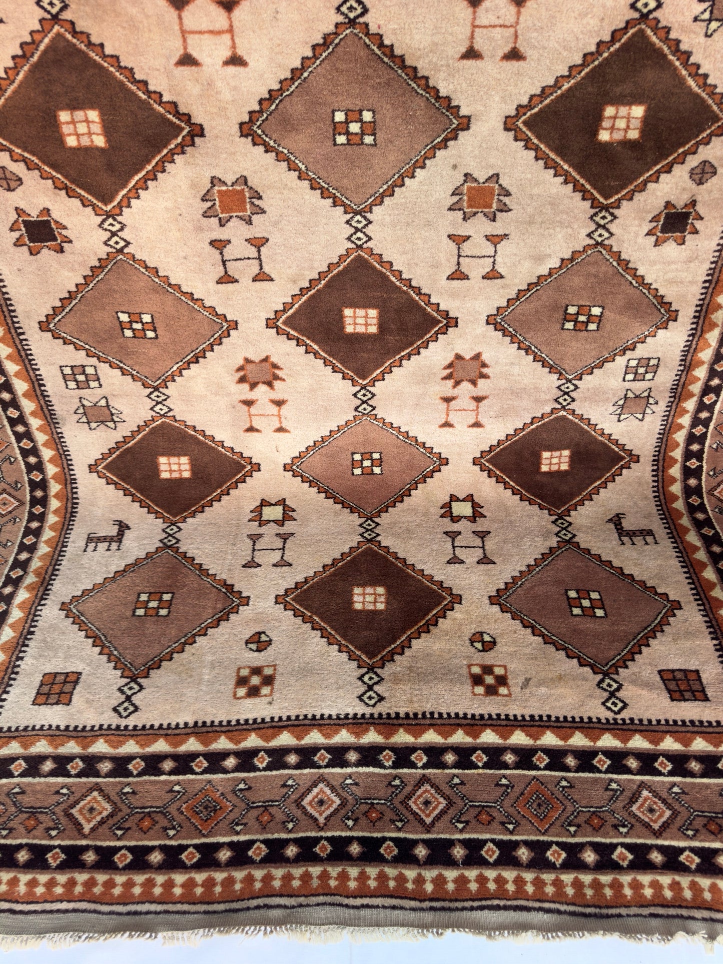 Handmade Oriental Rug 9.9 x 6.6 ft