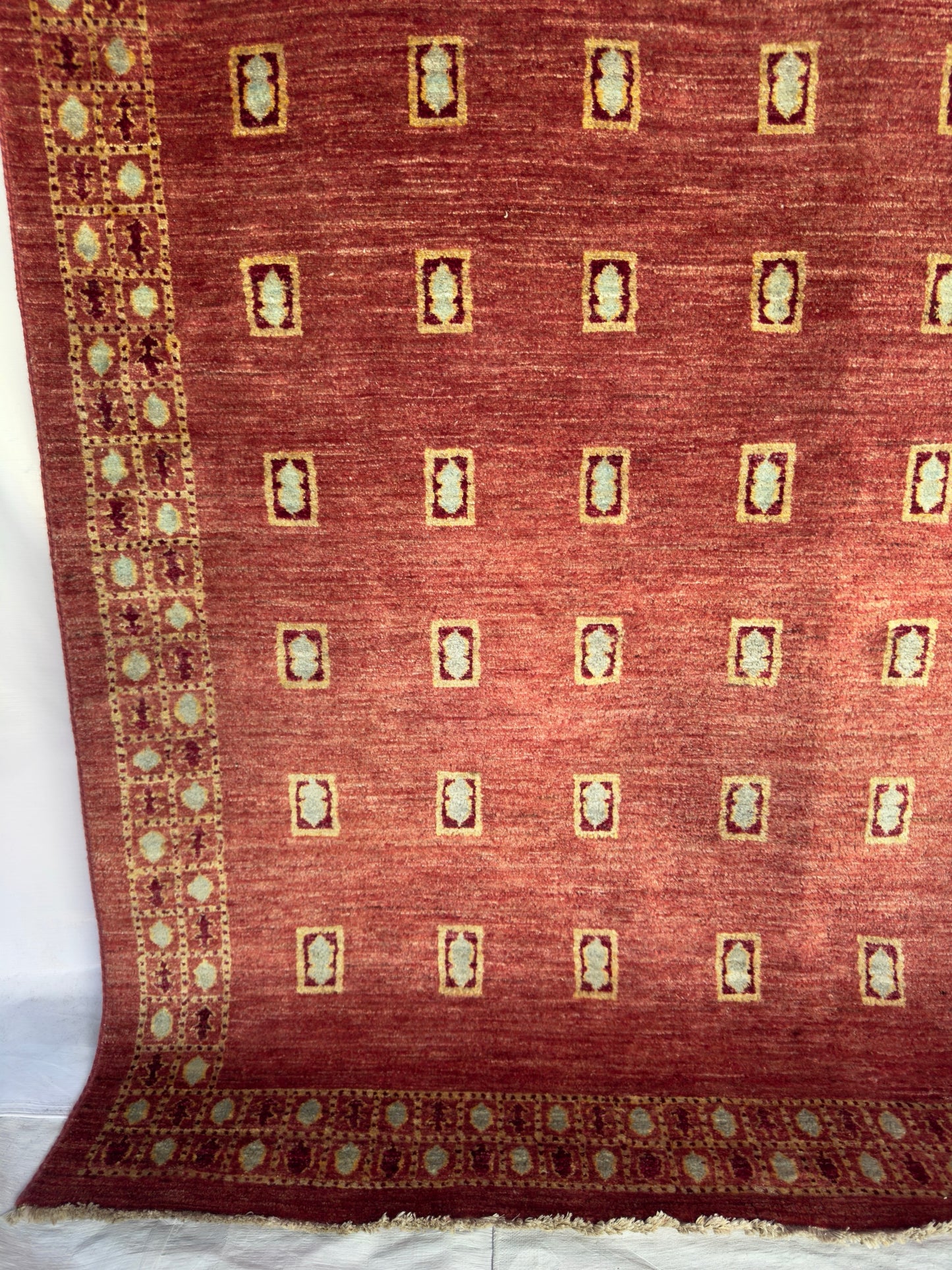 Handmade Chobi Rug 7.78 x 5.41 ft