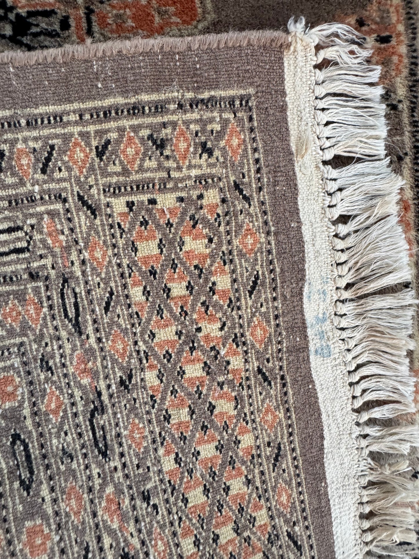 📌 RESERVED Handmade Bokhara Rug 178 x 64 cm | 5.8 x 2.1 ft