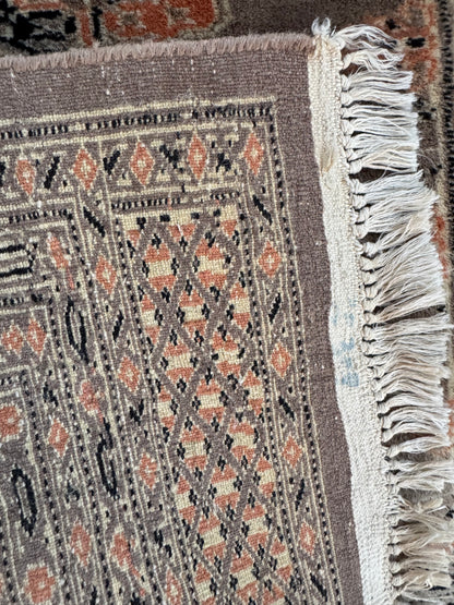 📌 RESERVED Handmade Bokhara Rug 178 x 64 cm | 5.8 x 2.1 ft