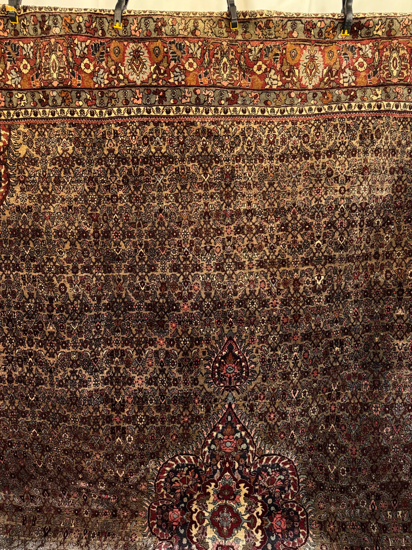 📌 RESERVED Handmade Persian Bidjar 410 x 305 cm | 13.5 x 10 ft