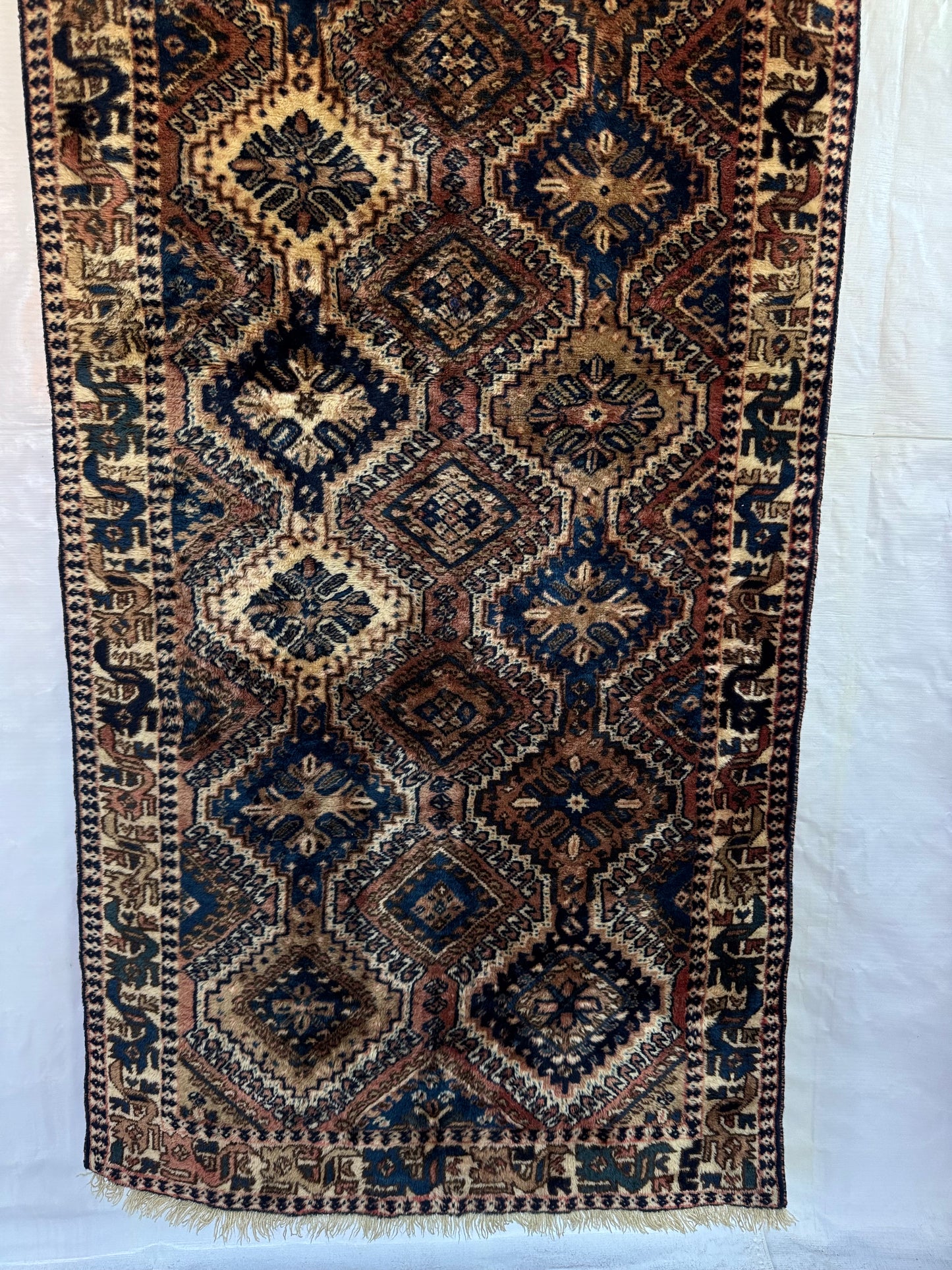 Handmade Persian Yalameh Runner 188 x 84 cm | 6.17 x 2.76 ft