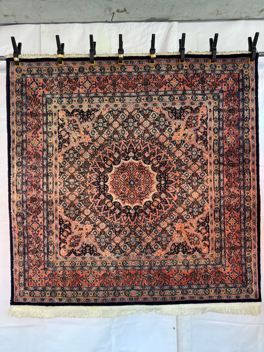 Handmade Persian Muod Rug 150 x 150 cm | 4.92 x 4.92 ft