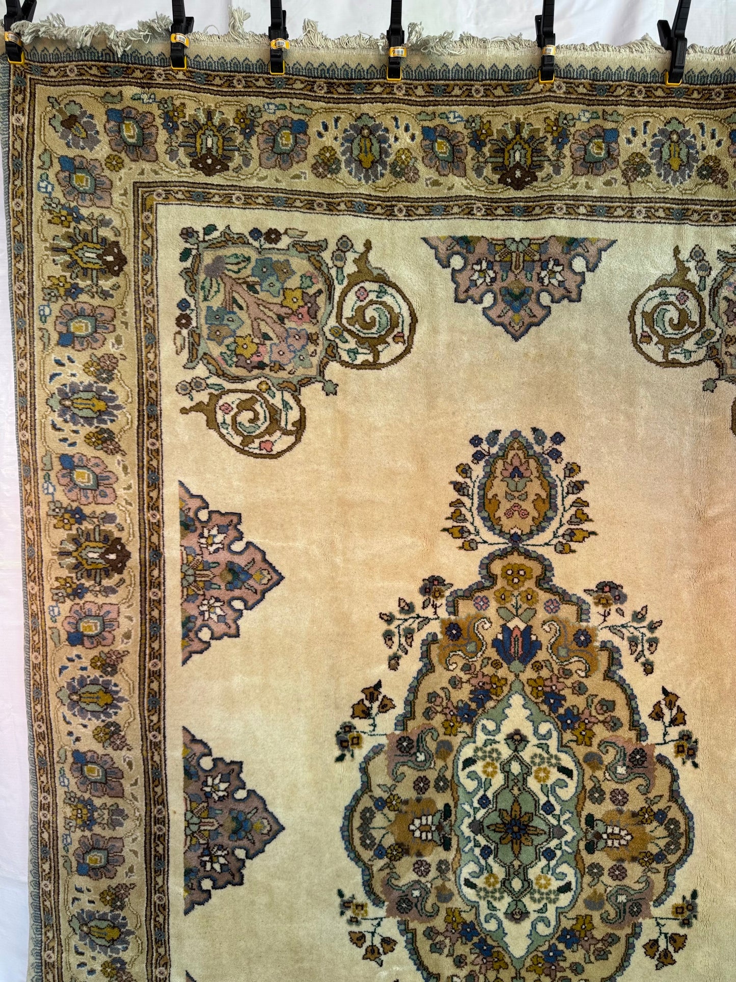 Handmade Persian Tabriz Rug 295 x 200 cm | 9.68 x 6.56 ft