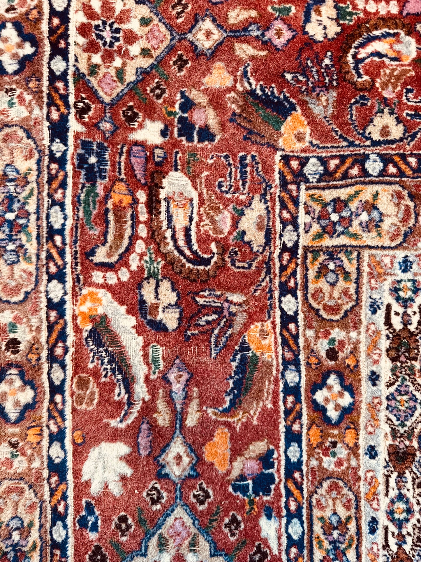 Handmade Persian Moud Rug 355 x 255 cm | 11.6 x 8.3 ft