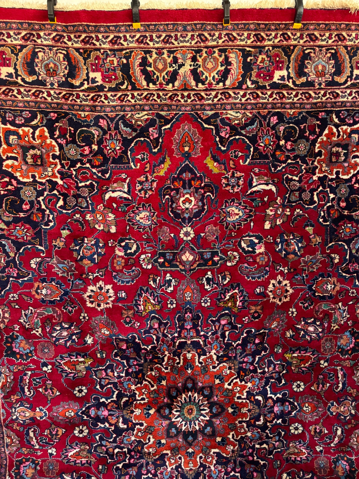 Handmade Persian Mashad 338 x 246 cm | 11.09 x 8.07 ft