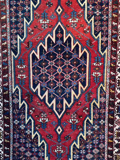 Handmade Persian Mazlaghan 200 x 130 cm | 6.56 x 4.27 ft