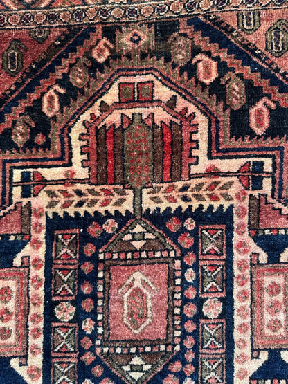 📌 RESERVED Handmade Persian Afshar Rug 194 x 156 cm | 6.4 x 5.1 ft