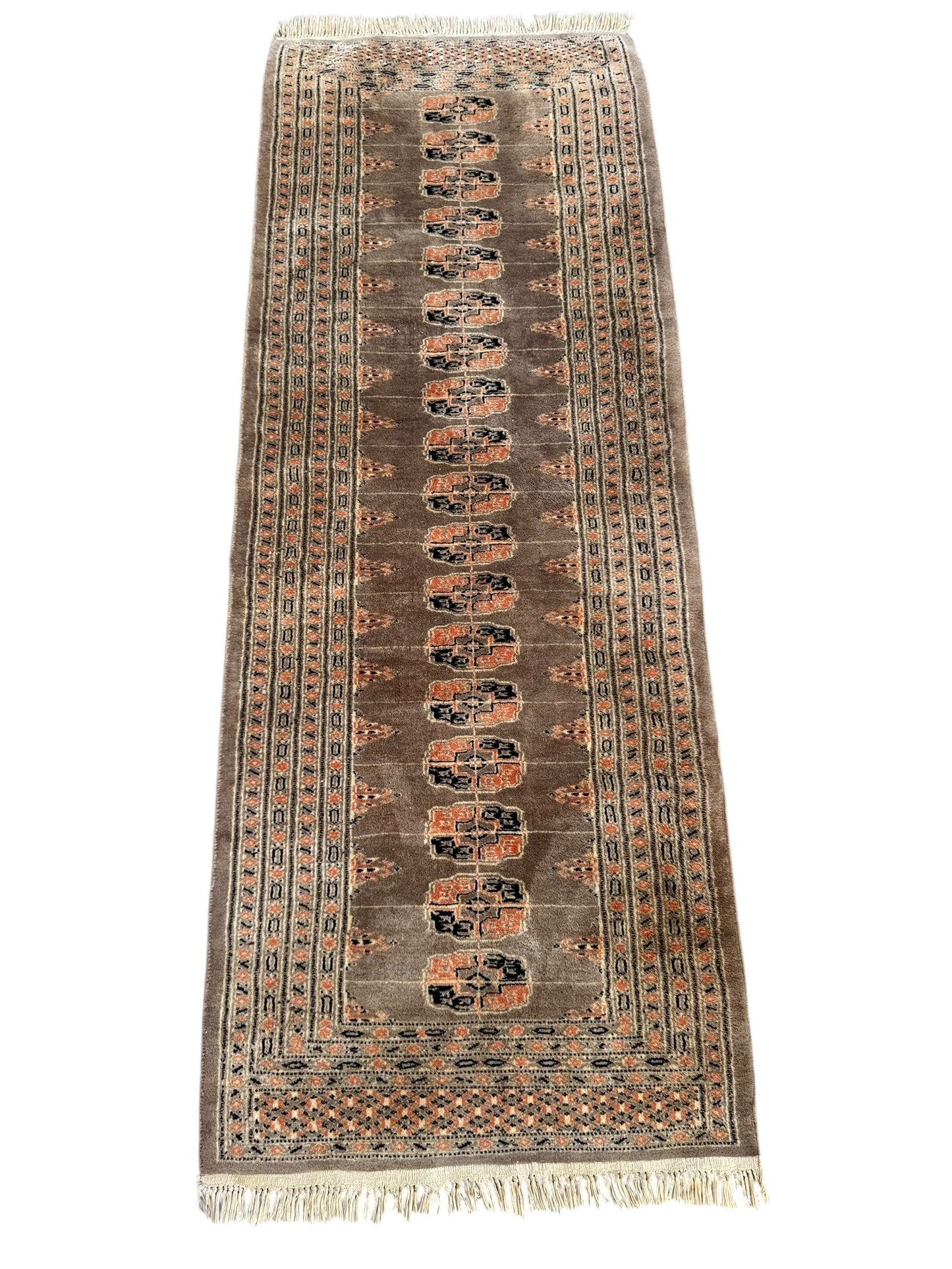 📌 RESERVED Handmade Bokhara Rug 178 x 64 cm | 5.8 x 2.1 ft