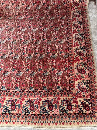 Handmade Persian Kirman Rug 365 x 263 cm | 12 x 8.63 ft