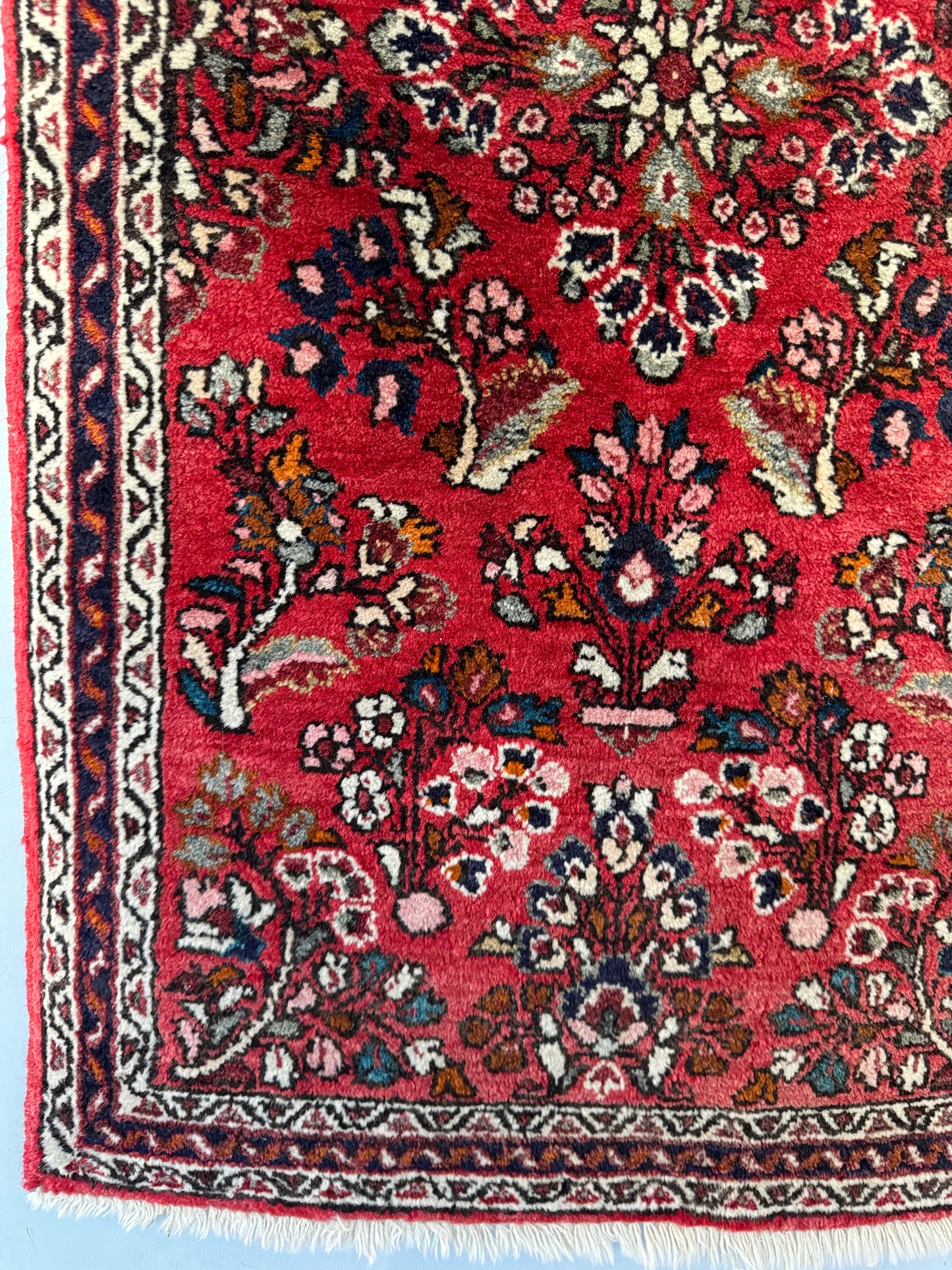 Handmade Persian Lilihan Rug 122 x 64 cm | 4 x 2.1 ft
