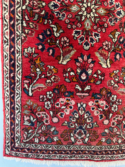 Handmade Persian Lilihan Rug 122 x 64 cm | 4 x 2.1 ft