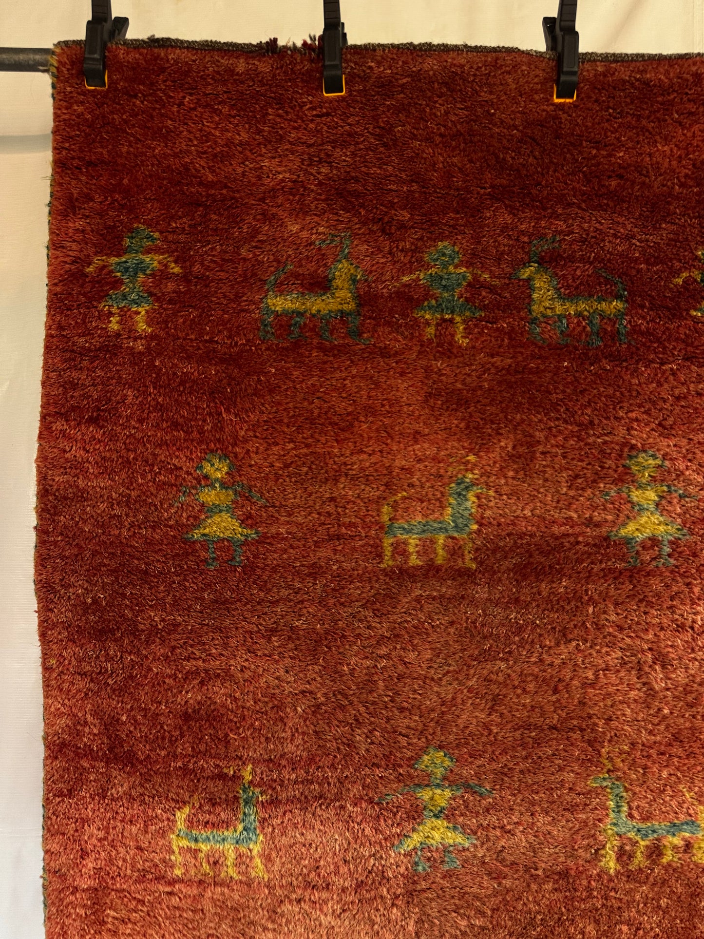 Handmade Persian Gabbeh 173 x 98 cm | 5.68 x 3.22 ft