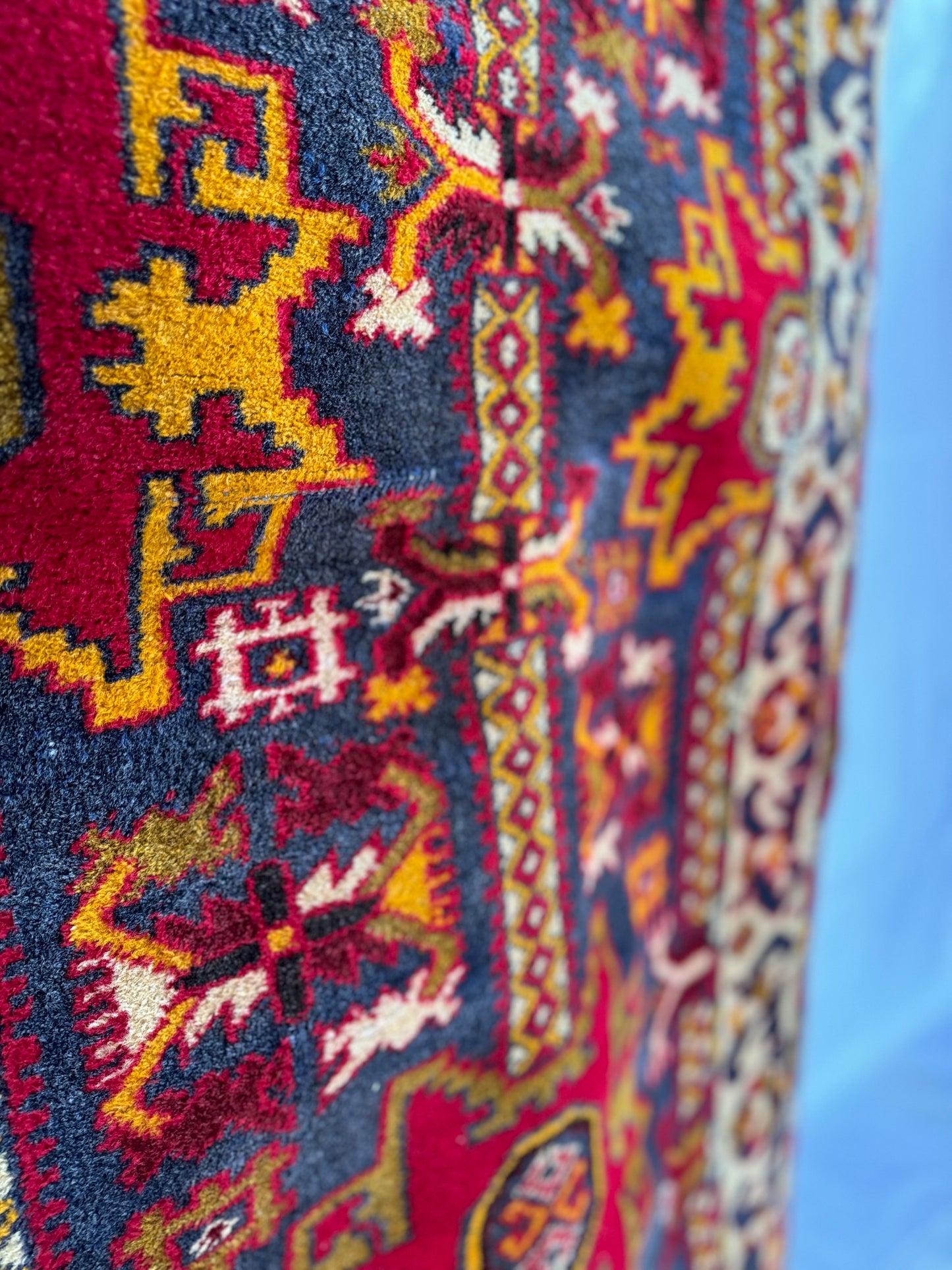 Handmade Bashir Rug 196 x 100 cm | 6.43 x 3.28 ft