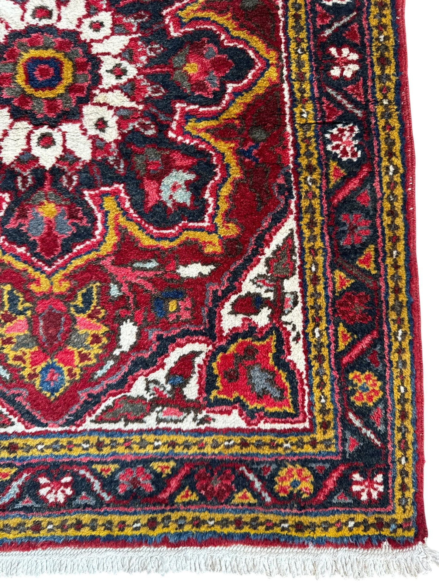 📌 RESERVED Handmade Persian Heriz Rug 100 x 78 cm | 3.3 x 2.6 ft