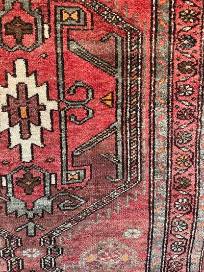 Handmade Persian Hamadan Runner 280 x 108 cm | 9.2 x 3.5 ft