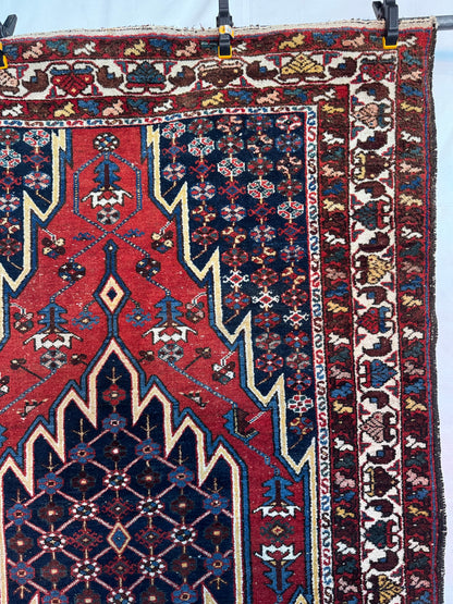 Handmade Persian Mazlaghan 200 x 130 cm | 6.56 x 4.27 ft